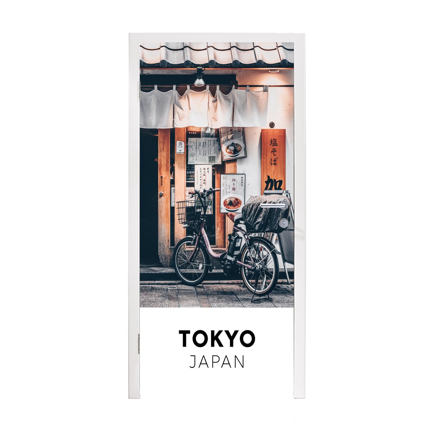 MuchoWow Türtapete Tokio - Japan - Restaurant, Matt, bedruckt, (1 St), Fototapete für Tür, Türaufkleber, 75x205 cm
