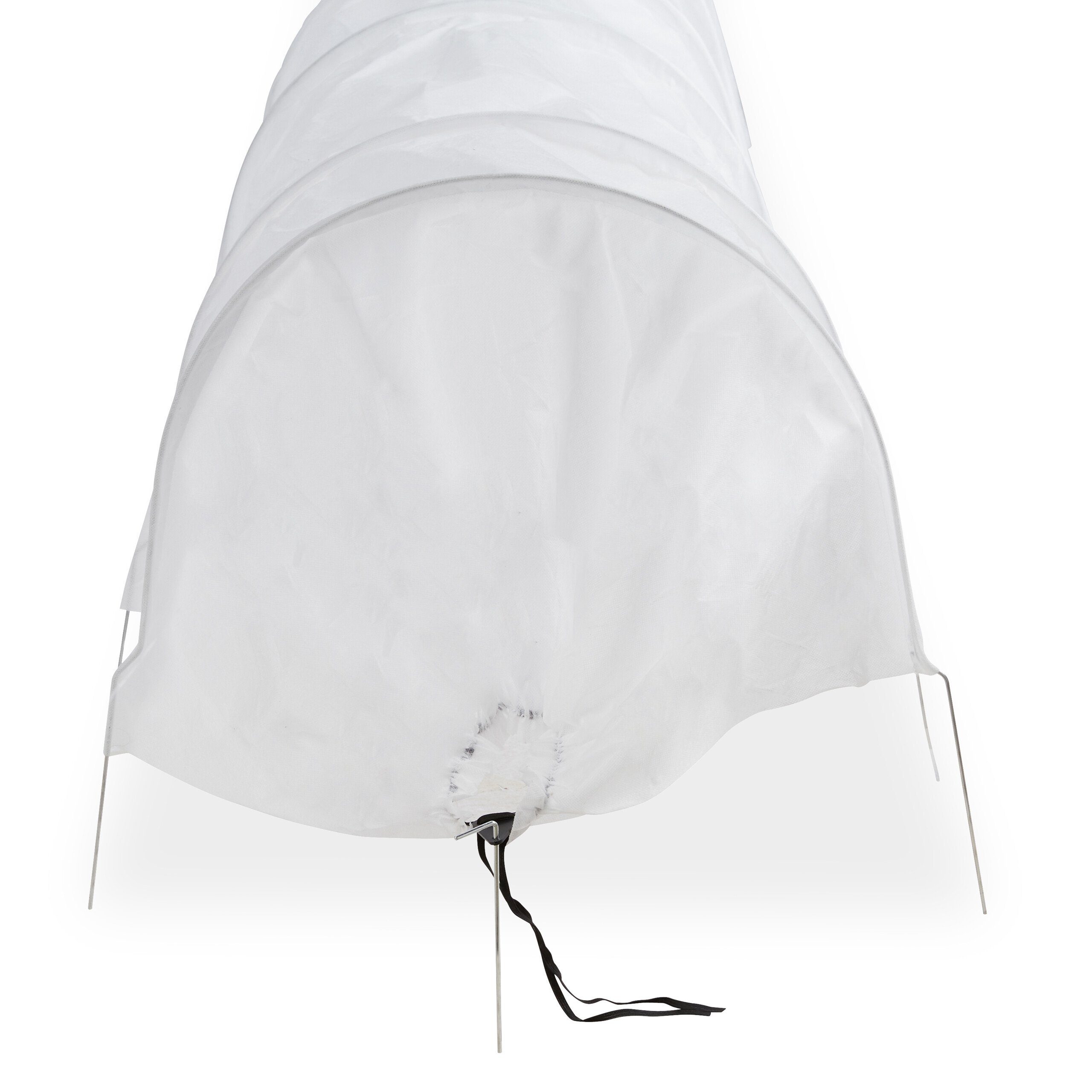 relaxdays Pflanztunnel aus Vlies 5 m 2er Set