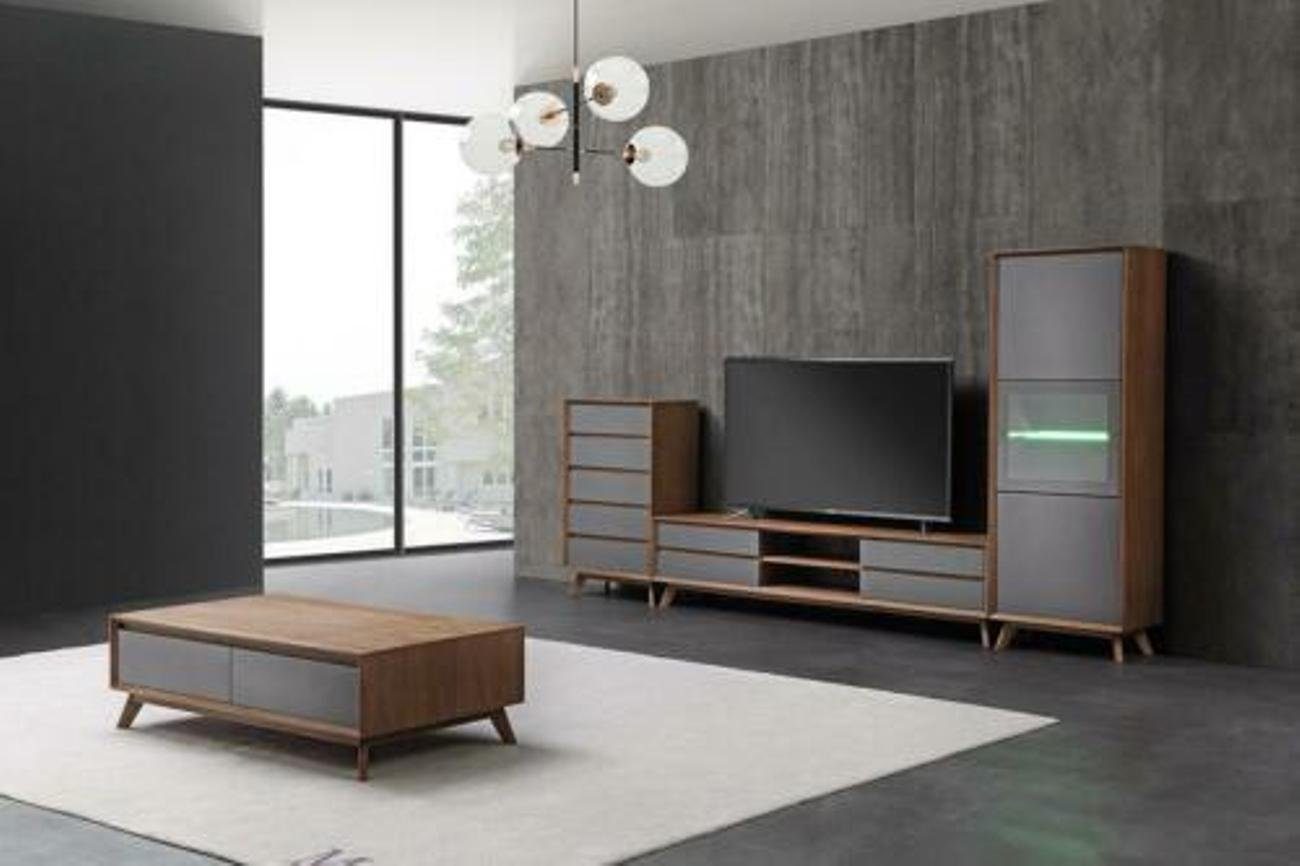 Schrank Moderne Wohnwand, Design Tisch RTV Kommode Wohnwand JVmoebel Couch Schränke