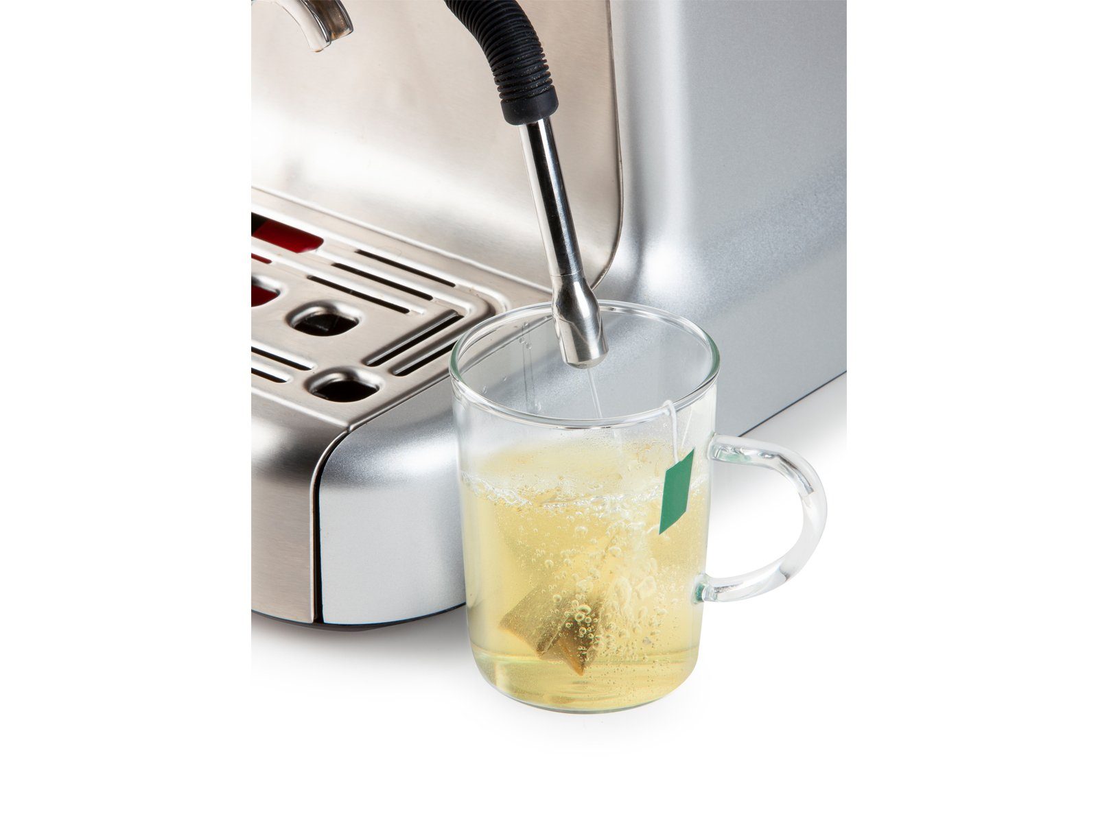 Domo Espressomaschine, & Mahlwerk mit Milchschäumer abnehmbaren Siebträgermaschine Wassertank
