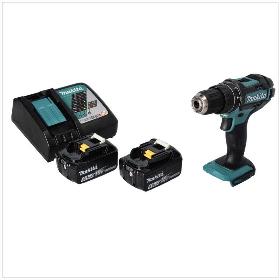 Thumbnail - Makita Schlagbohrmaschine DHP 482 RM Akku Schlagbohrschrauber 18 V 62 Nm + 2x Akku 4,0 Ah + Lad