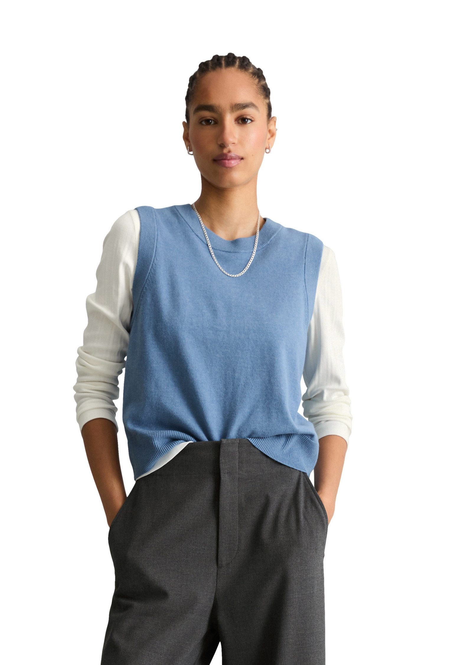 Marc O'Polo DENIM Strickpullover aus Soft Cotton Stretch