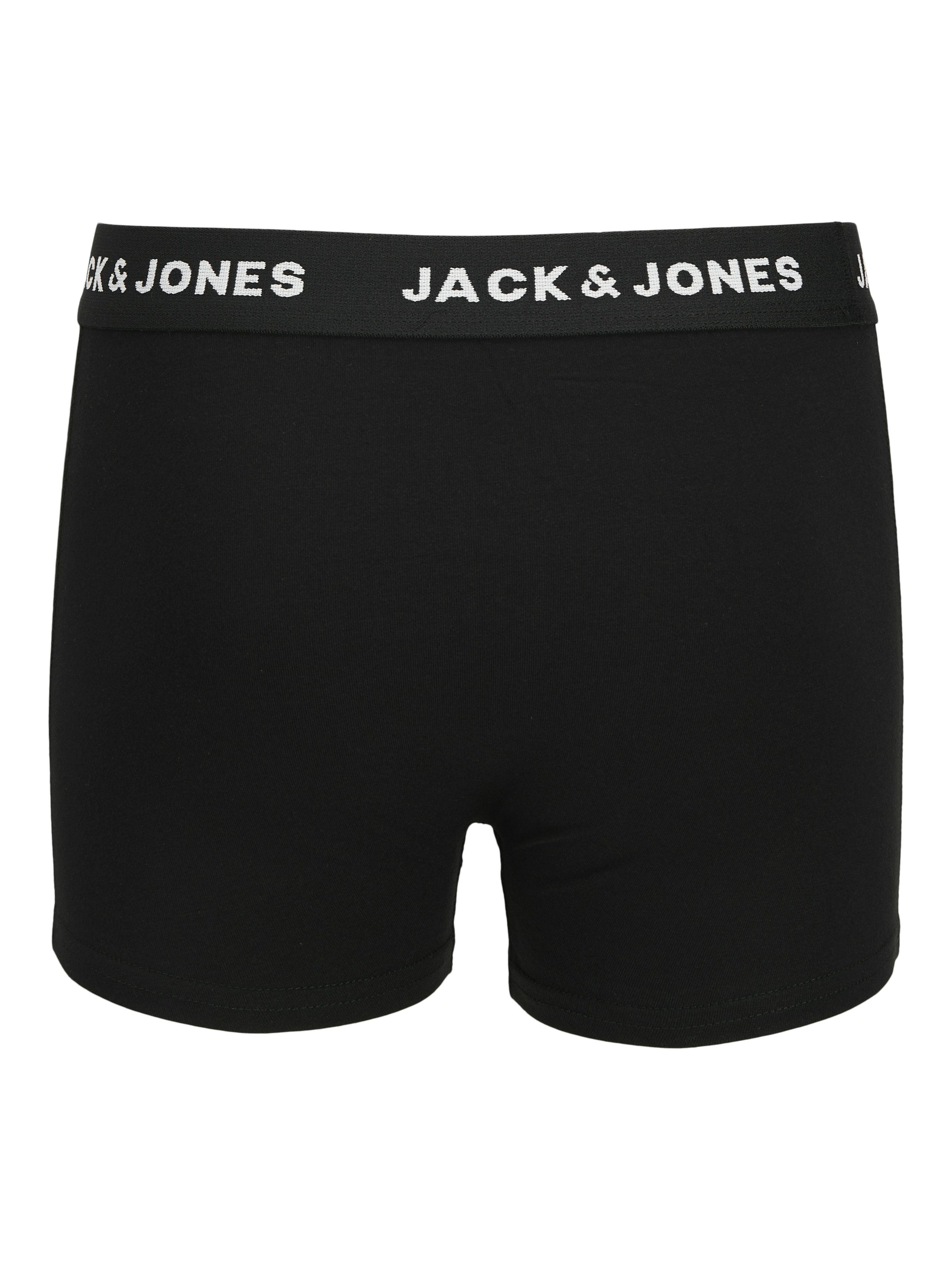 Jack & Jones Junior Trunk JACHUEY eng anliegend, mit Stretchbund, 5er Pack (Packung, 5-St) unifarben, casual, eng, Jersey