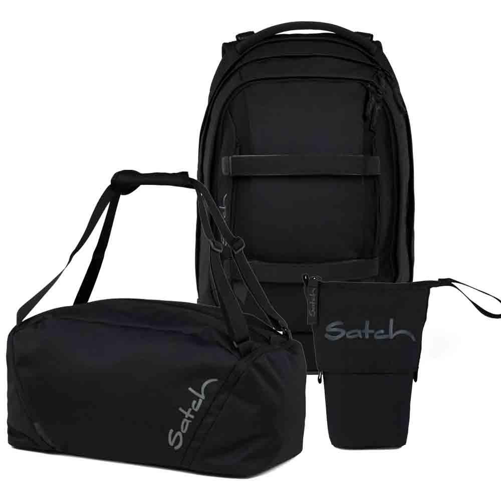 Satch Schulrucksack Pack (3tlg., inkl. Pencil Slider und Sporttasche)