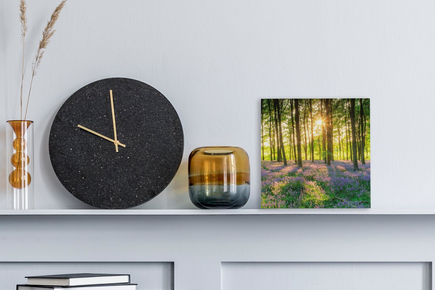 OneMillionCanvasses® Leinwandbild Frühling - Wald - günstig online kaufen