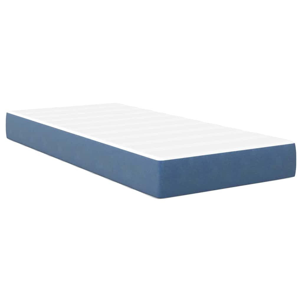 vidaXL Bett Bettmatratze mit Matratze Blau günstig online kaufen