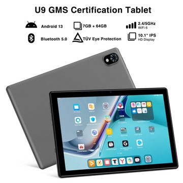 DOOGEE U9 Tablet (10", 3 GB, 10,1", WiFi6-Unterstützung, Android 13.0, 3GB+64GB)