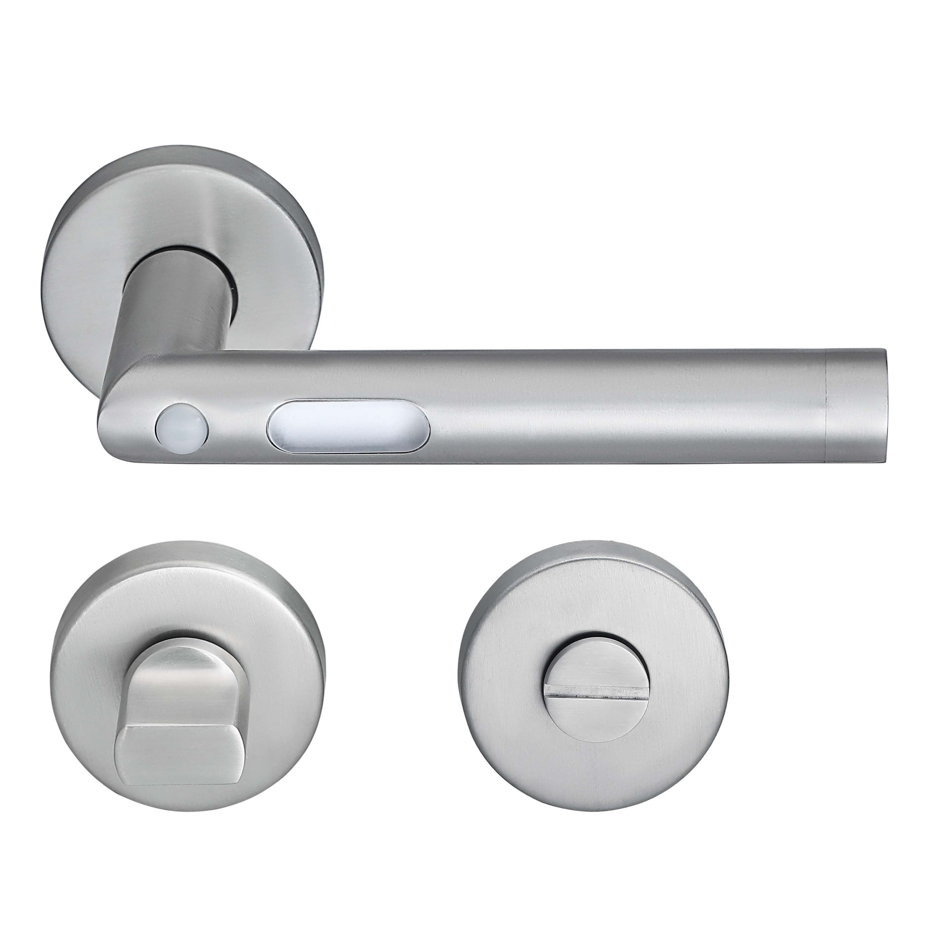 MeinTürgriff Drückergarnitur Orbit Edelstahl LED Türgriff für Innentüren Ro günstig online kaufen