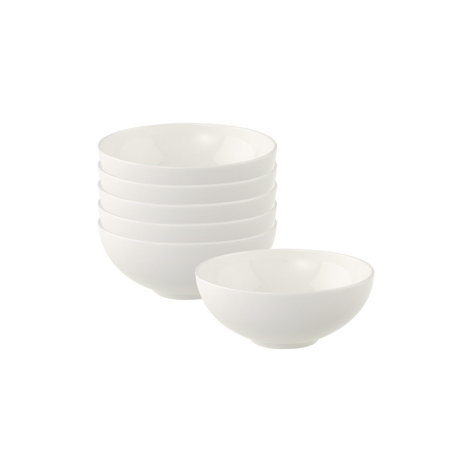 Villeroy & Boch Schale Royal Dessertschalen 240 ml 6er Set, Porzellan, (6 Schalen, 6-tlg)