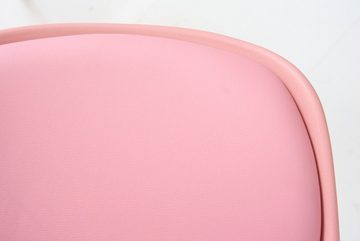 riess-ambiente Polsterstuhl SCANDINAVIA MEISTERSTÜCK rosa (Einzelartikel, 1 St), Esszimmer · Kunstleder · Metall · Retro