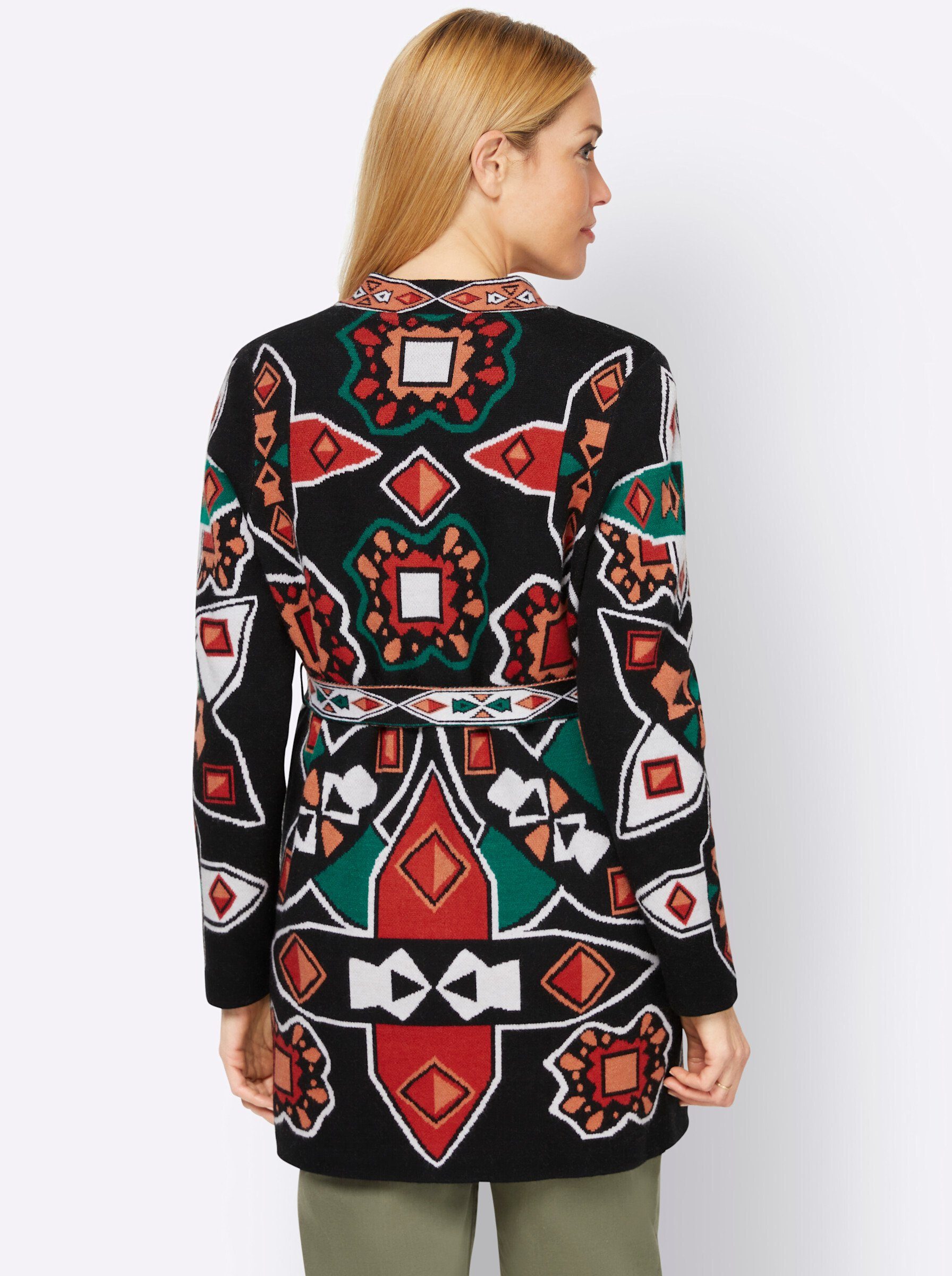 heine Strickjacke Jacquardstrickjacke . günstig online kaufen