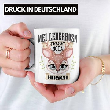 Trendation Tasse Oktoberfest Mei Lederhosn Trogt No Der Hirsch Lustiger Spruch Geschenk