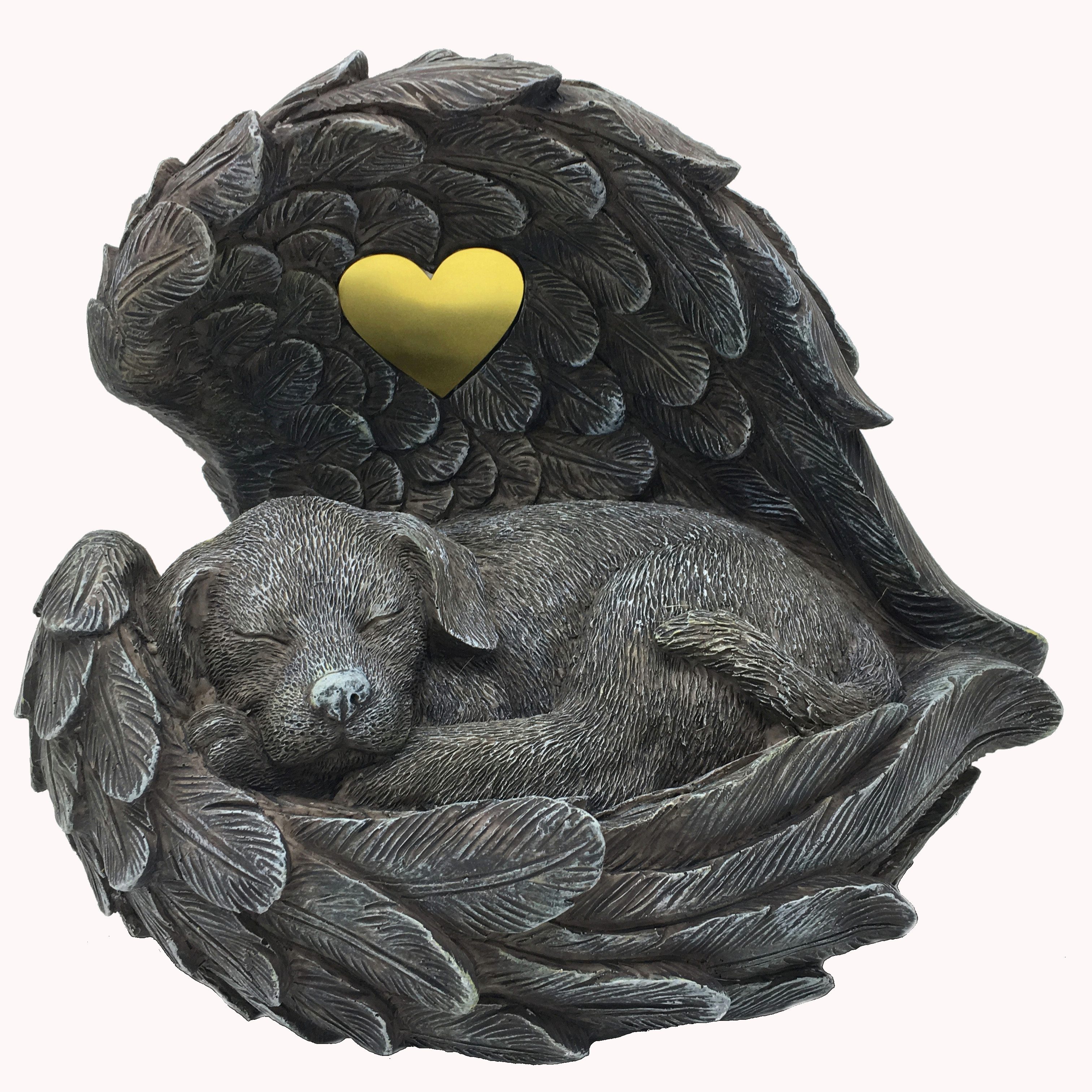 MystiCalls Tierfigur Hunde Urne grau als günstig online kaufen