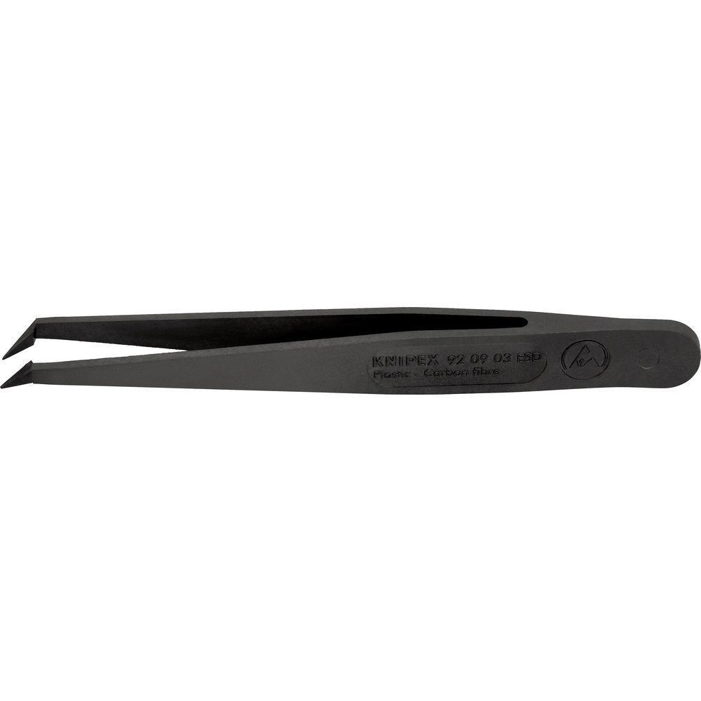 Knipex Pinzette Knipex 92 09 03 ESD ESD Pinzette 1 Stück Spitz, gebogen 45°, fein 110