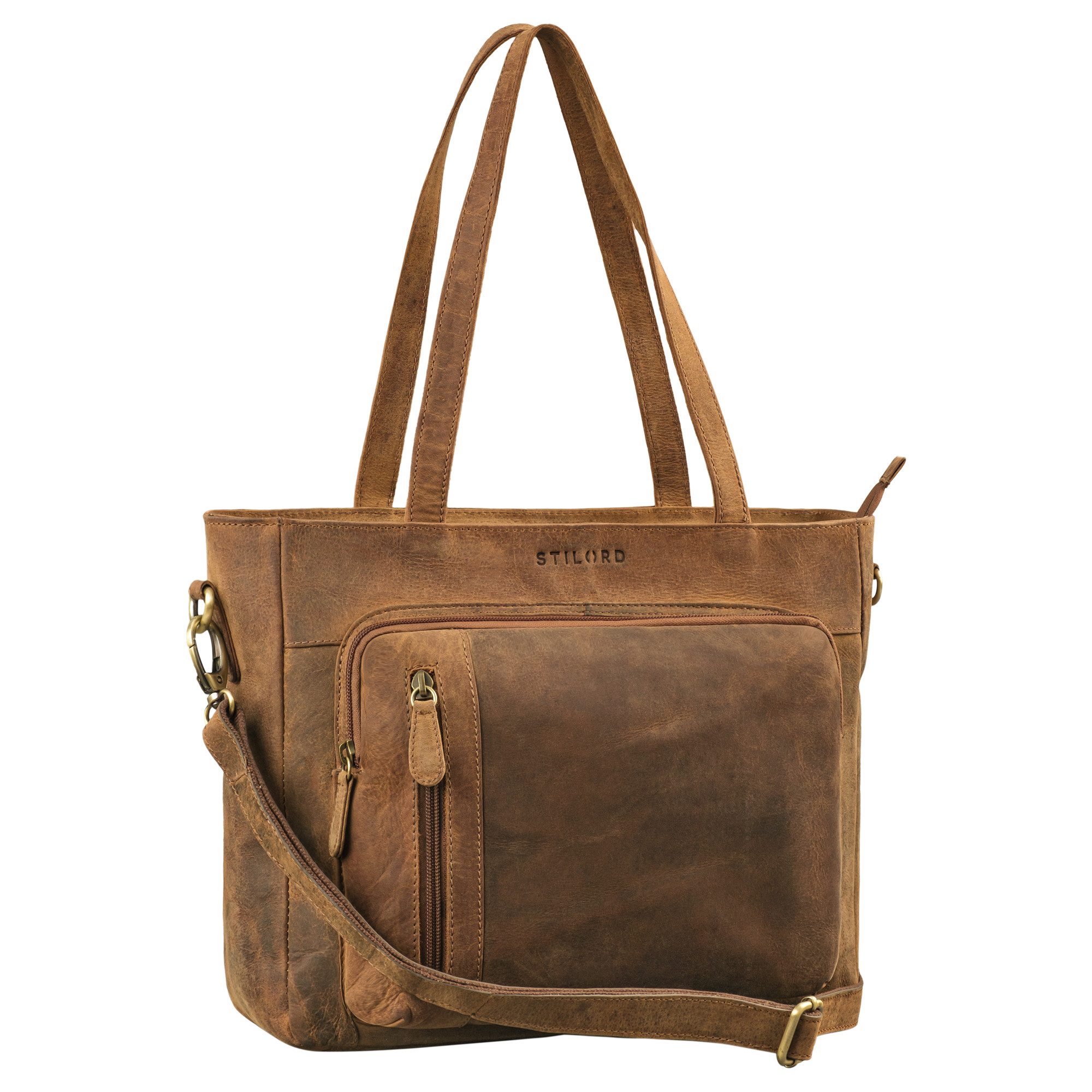 STILORD Handtasche "Doro" Shopper Tasche Damen Leder