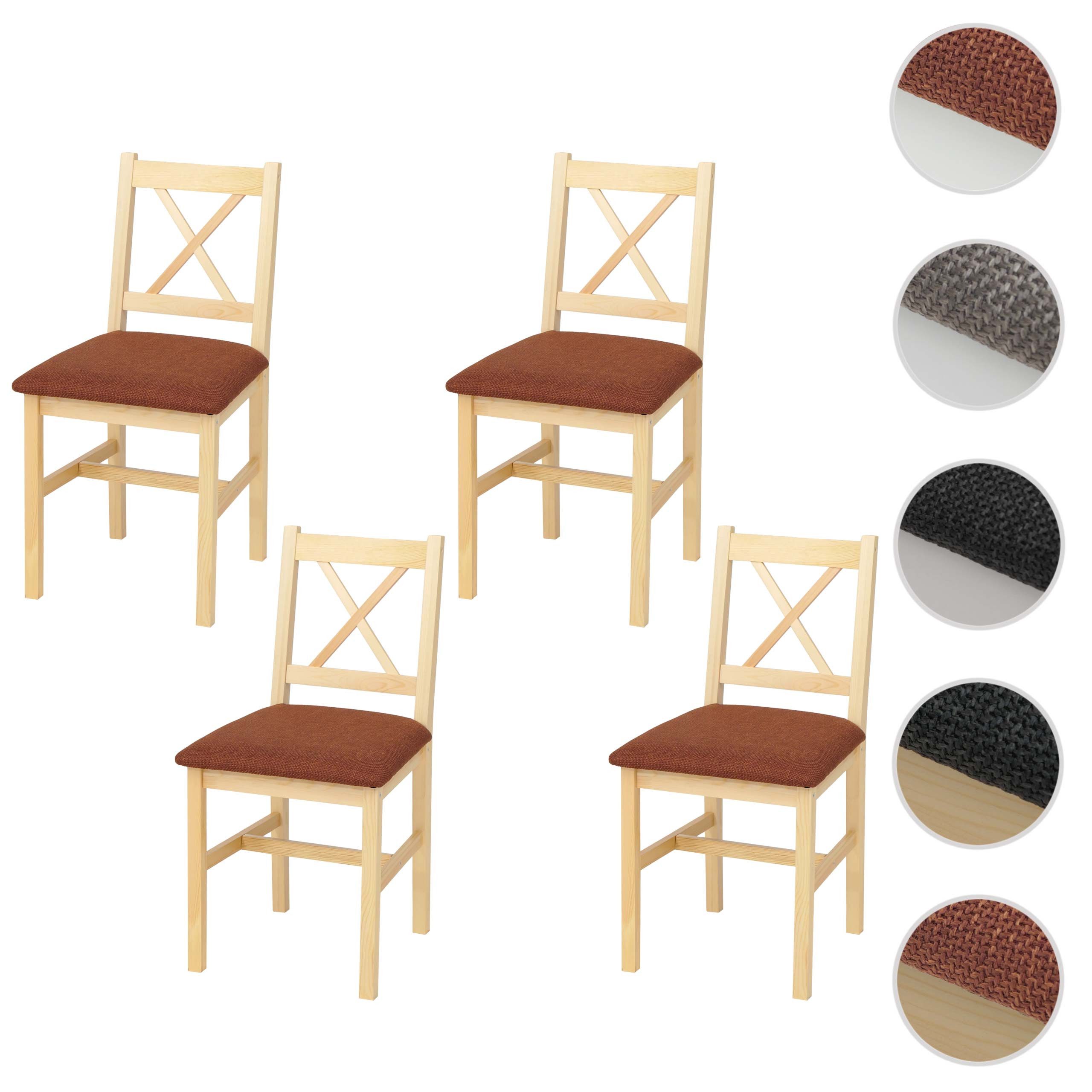 MCW Esszimmerstuhl MCW-F77-S4 (Set, 4 St), Stabile Konstruktion, Massives Holz