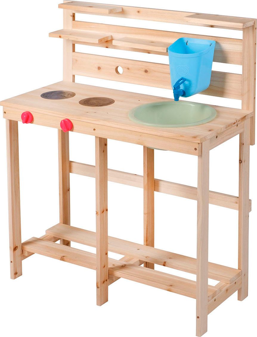 Happy People Outdoor-Spielküche Holz, Kunststoff, FSC® günstig online kaufen