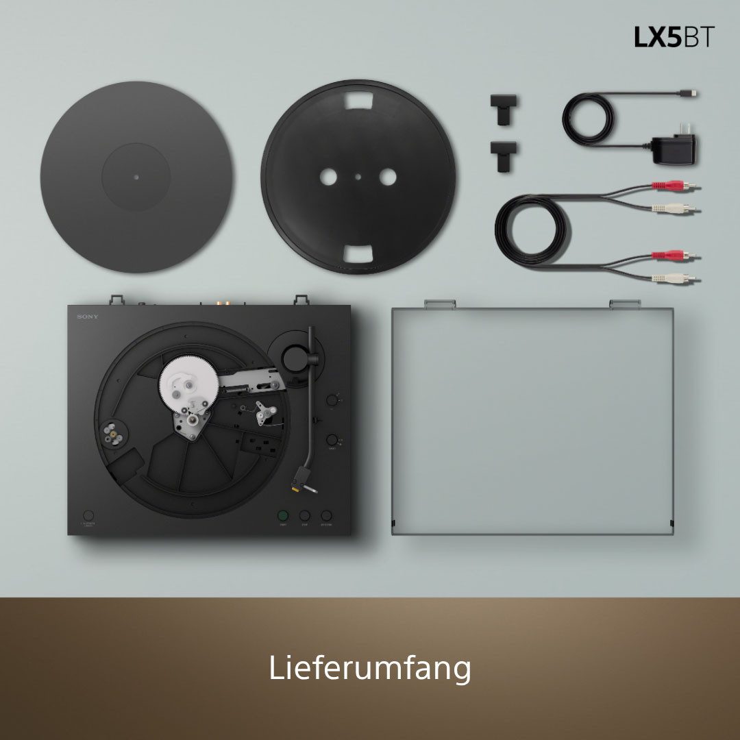 Sony PS-LX5BT Plattenspieler (Riemenantrieb, Bluetooth)