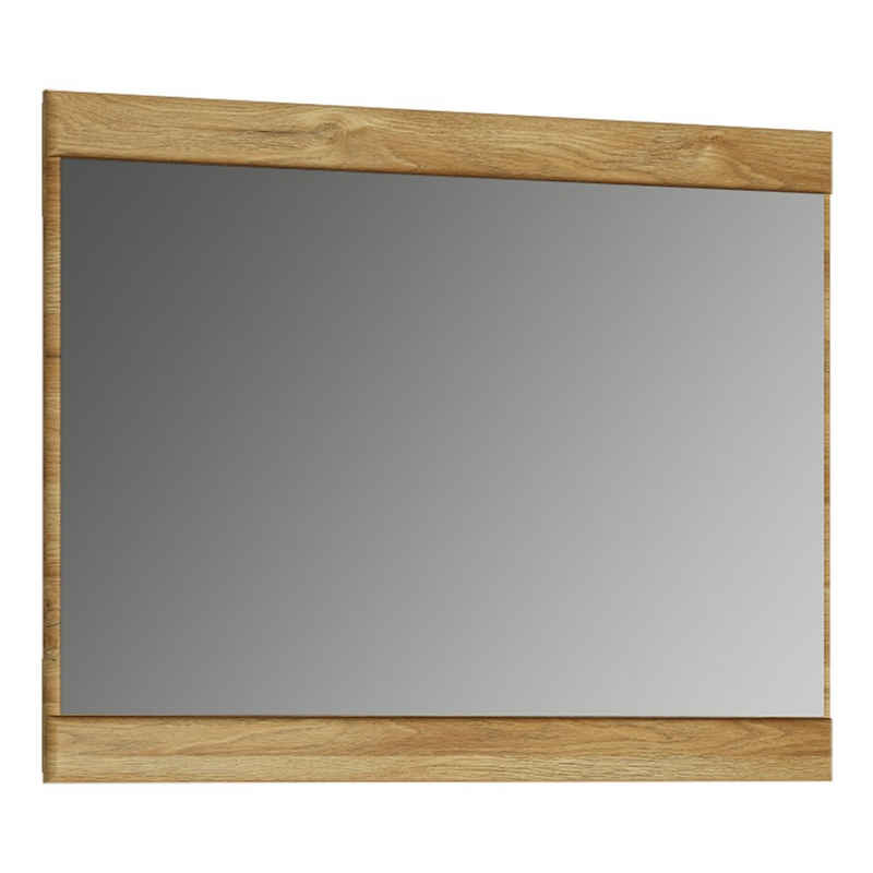 Lomadox Настенное зеркало CARIATI-129, Garderobenspiegel in Grandson Eiche Nb., B/H/T ca. 92,8/72,7/3,6 cm