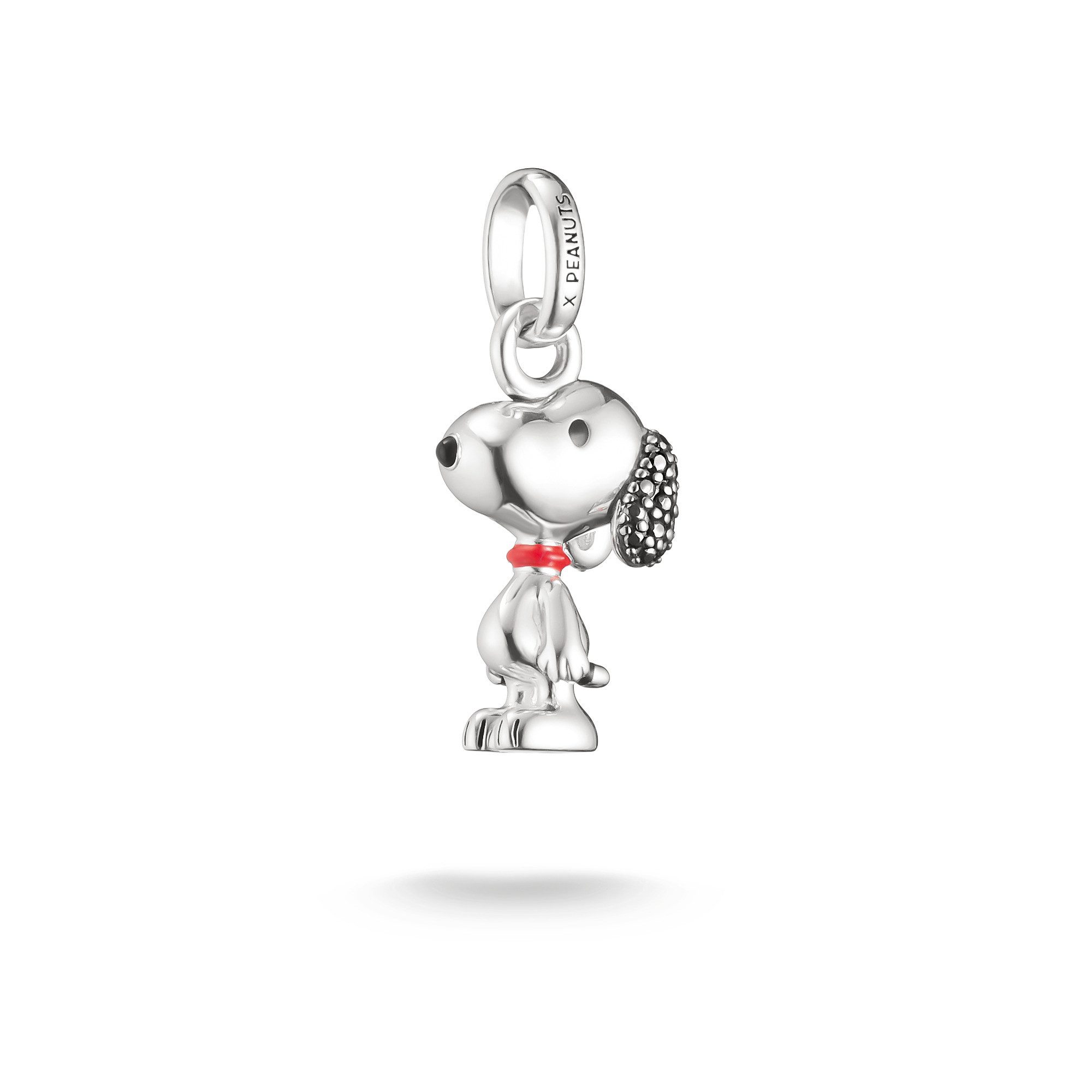 THOMAS SABO Charm-Einhänger THOMAS SABO x Peanuts Snoopy Pavé Charm - Connect, mit Zirkonia (synth)
