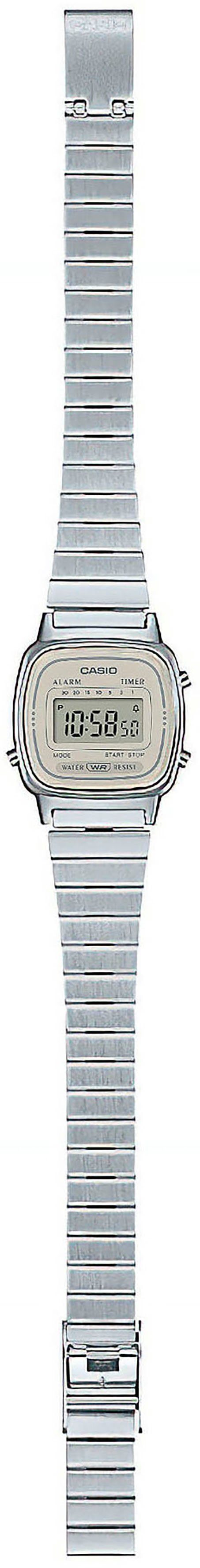 CASIO VINTAGE Chronograph LA670WEA-8AEF, Quarzuhr, Armbanduhr, günstig online kaufen