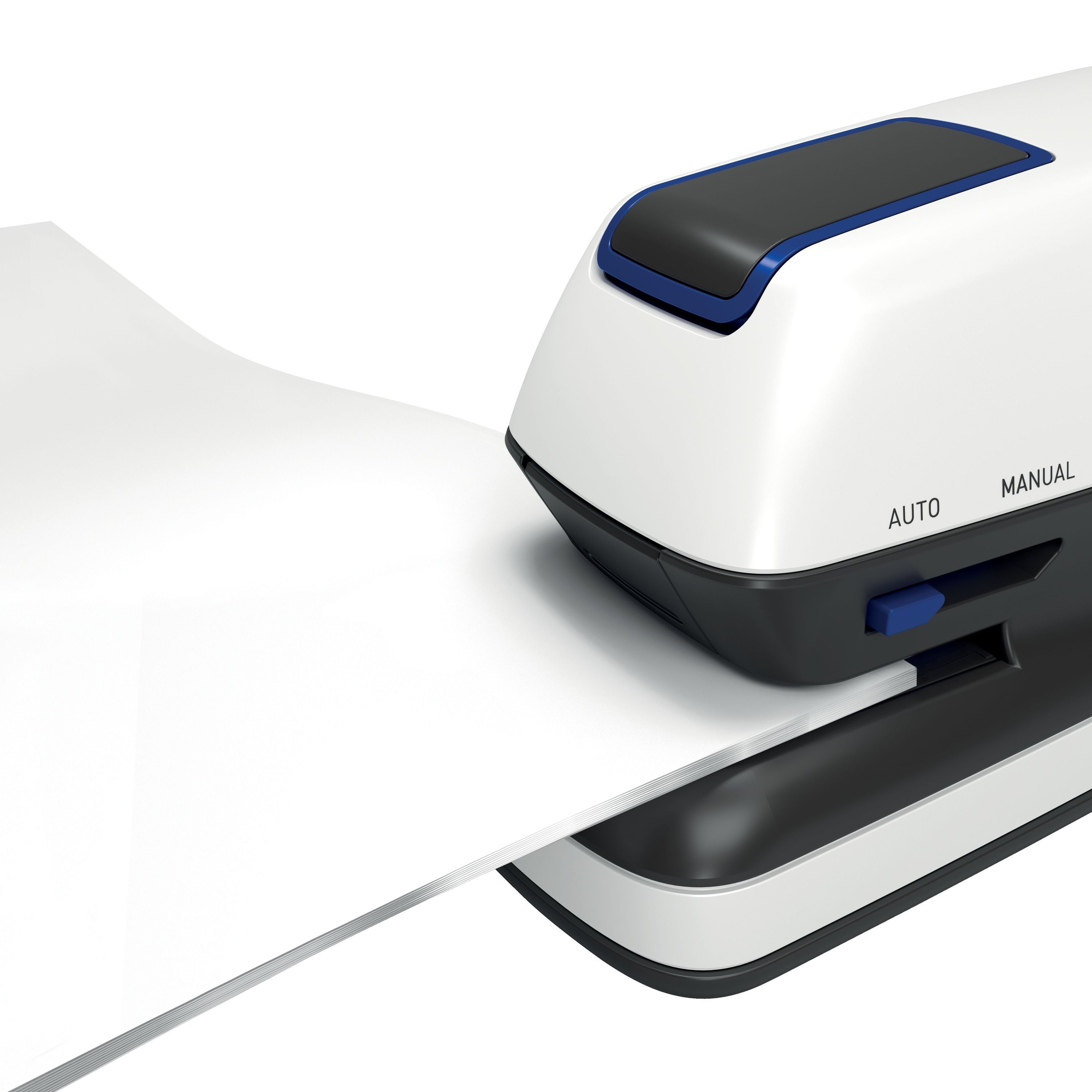 REXEL Heftgerät Elektrohefter Optima GripE weiß