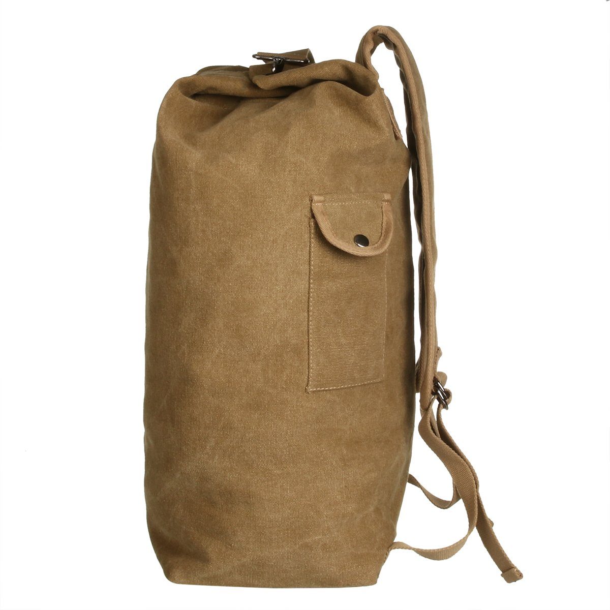 JOSEKO Freizeitrucksack Large Capacity mit Braun Taschen, Rucksack Unterwegs Fächer, riesige Stil!, Travel viele Backpack Verstaumöglichkeiten