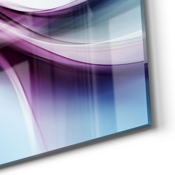 DEQORI Magnettafel 'Wellenförmiger Farbfluss', Whiteboard Pinnwand beschreibbar