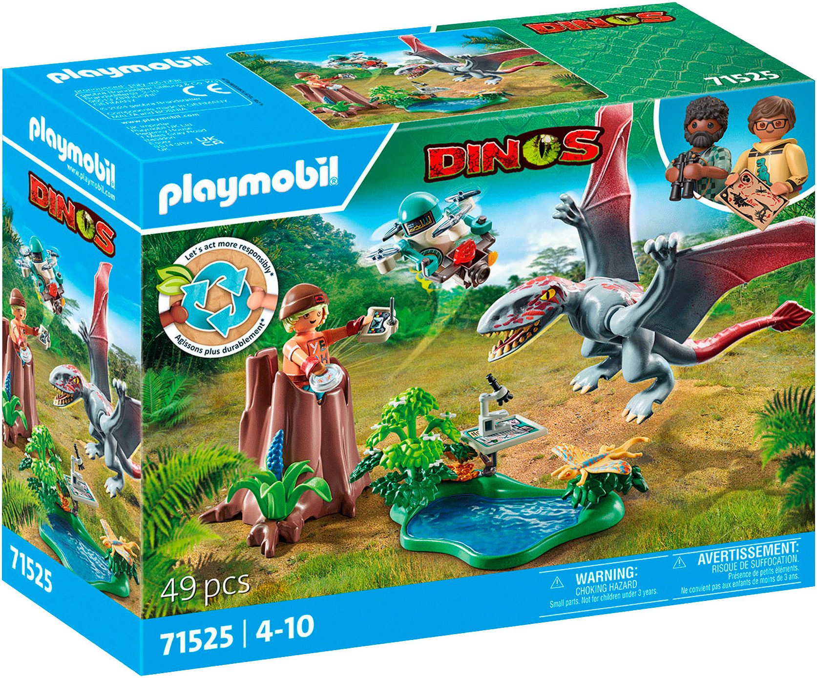 Playmobil® Beobachtungsstation für Dimorphodon (71525), Dinos Konstruktions günstig online kaufen