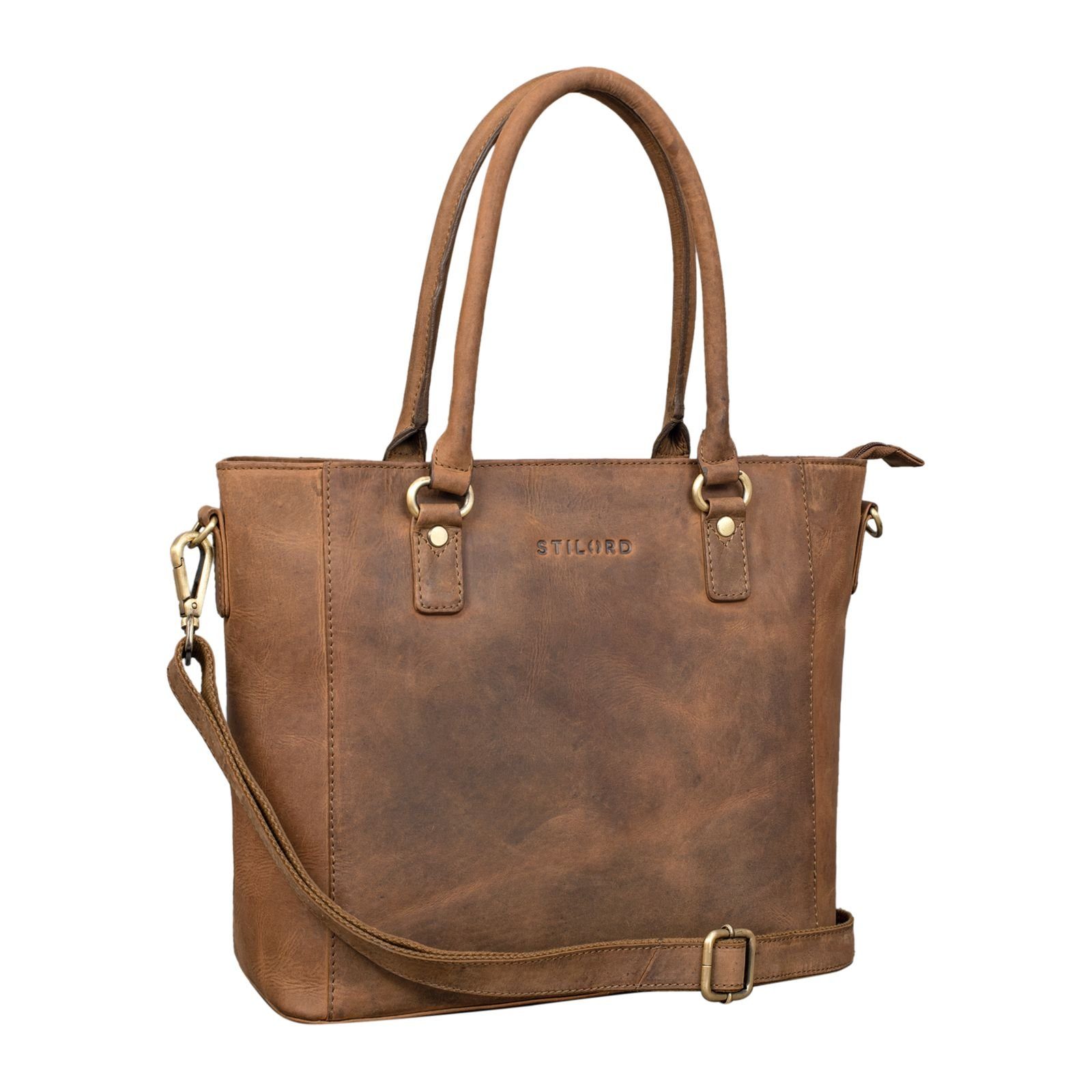 STILORD Handtasche STILORD "Abigail" Handtasche Büro Damen Leder Shopper günstig online kaufen