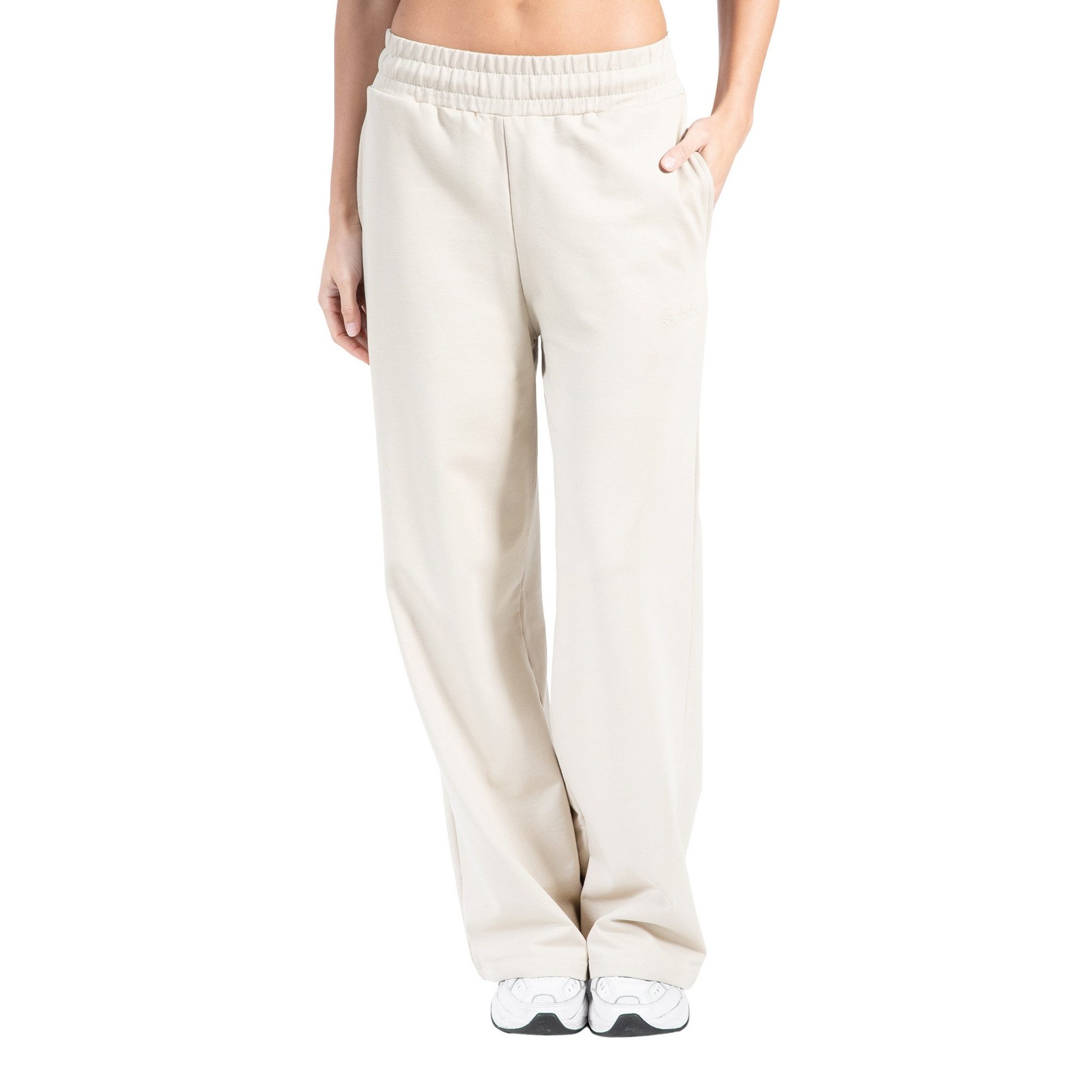 Smilodox Jogginghose Kanya, Baumwollhose, Baggy Fit, Weites Bein für Gym & Alltag mit Seitentasche, Elastischer Bund, weicher Stoff, Sporthose