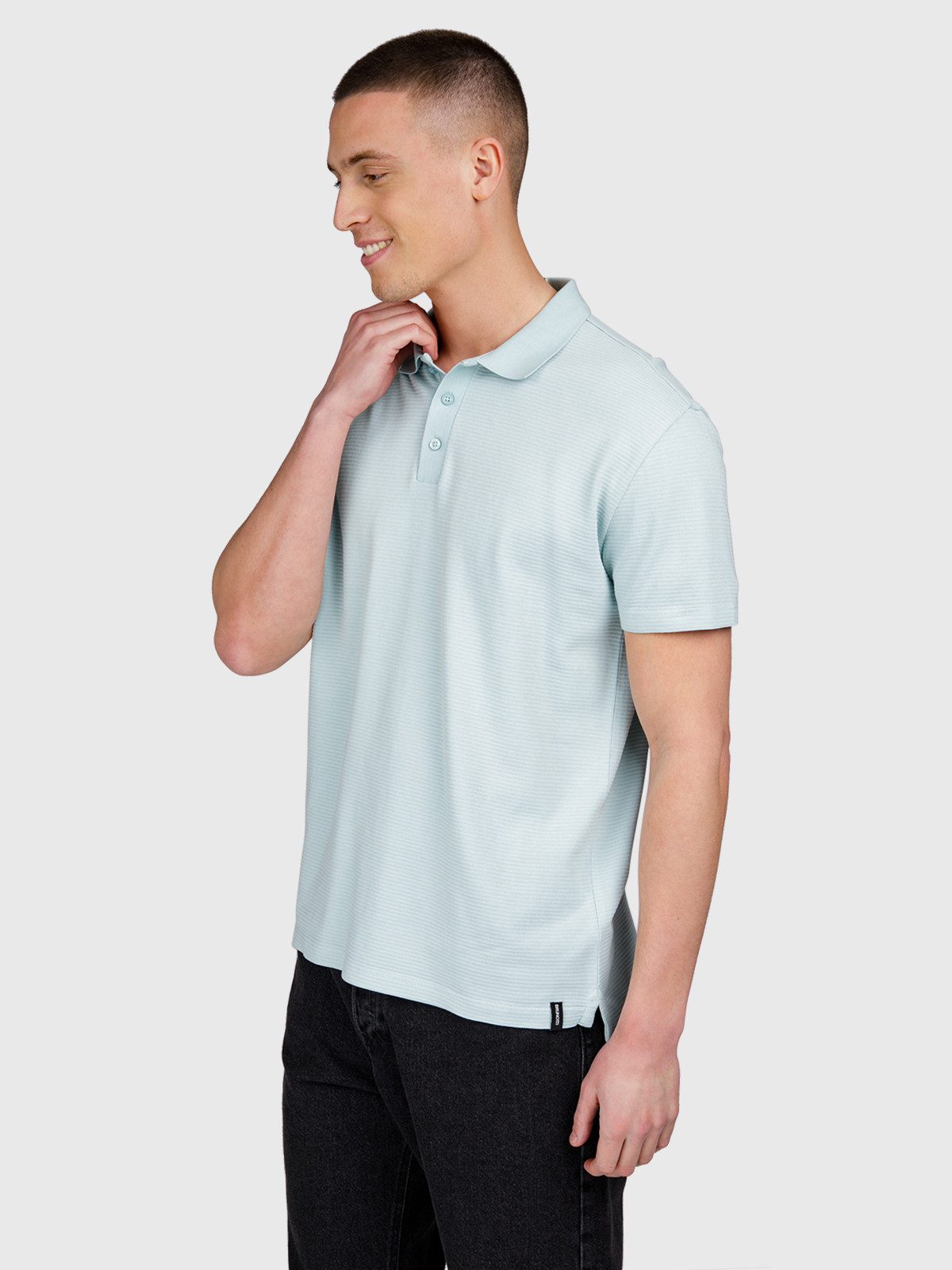 T-Shirt Domo Men Polo MIST