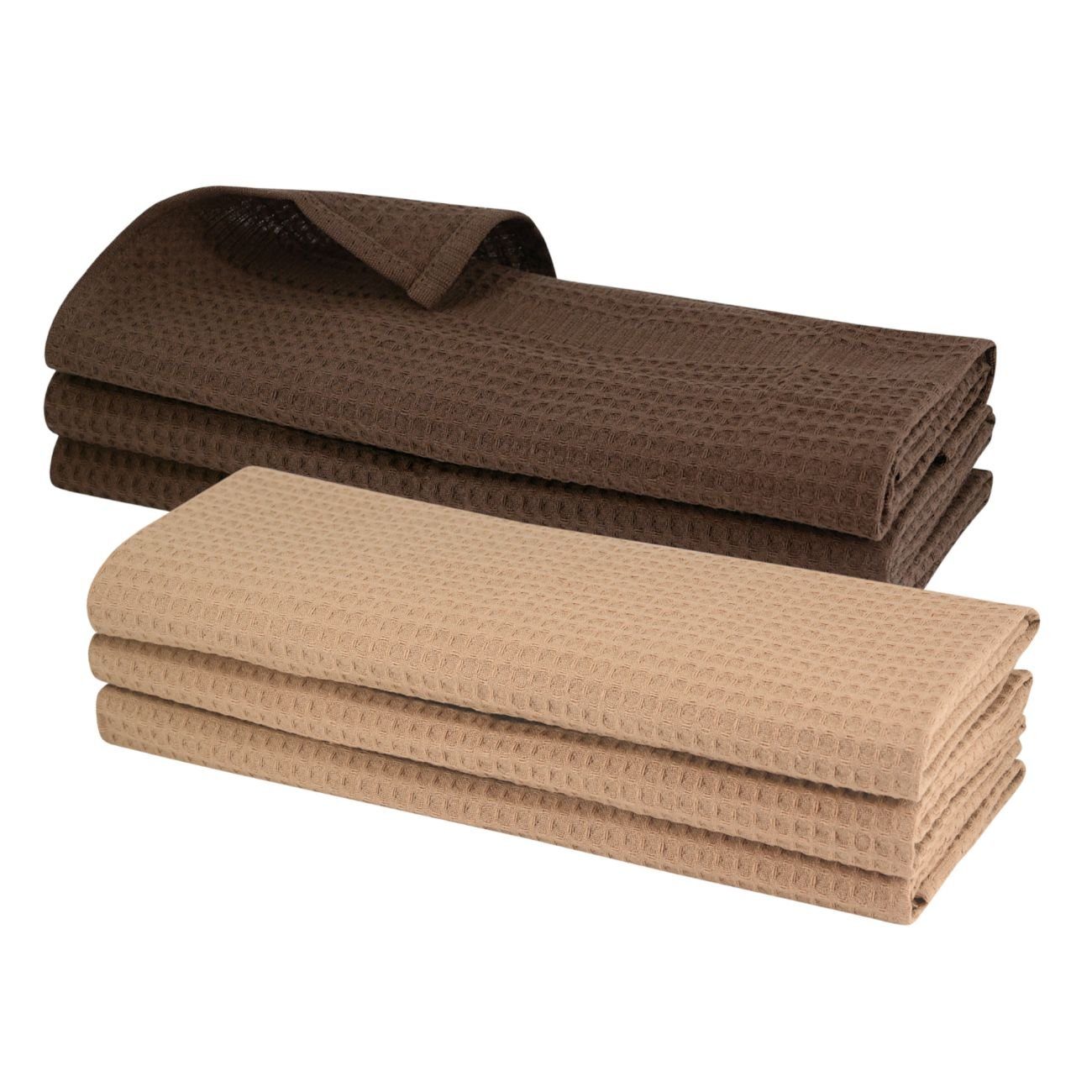 Engelland Geschirrtuch Poliertuch, (Vorteils-Set, 6-tlg., Waffel-Pique), günstig online kaufen