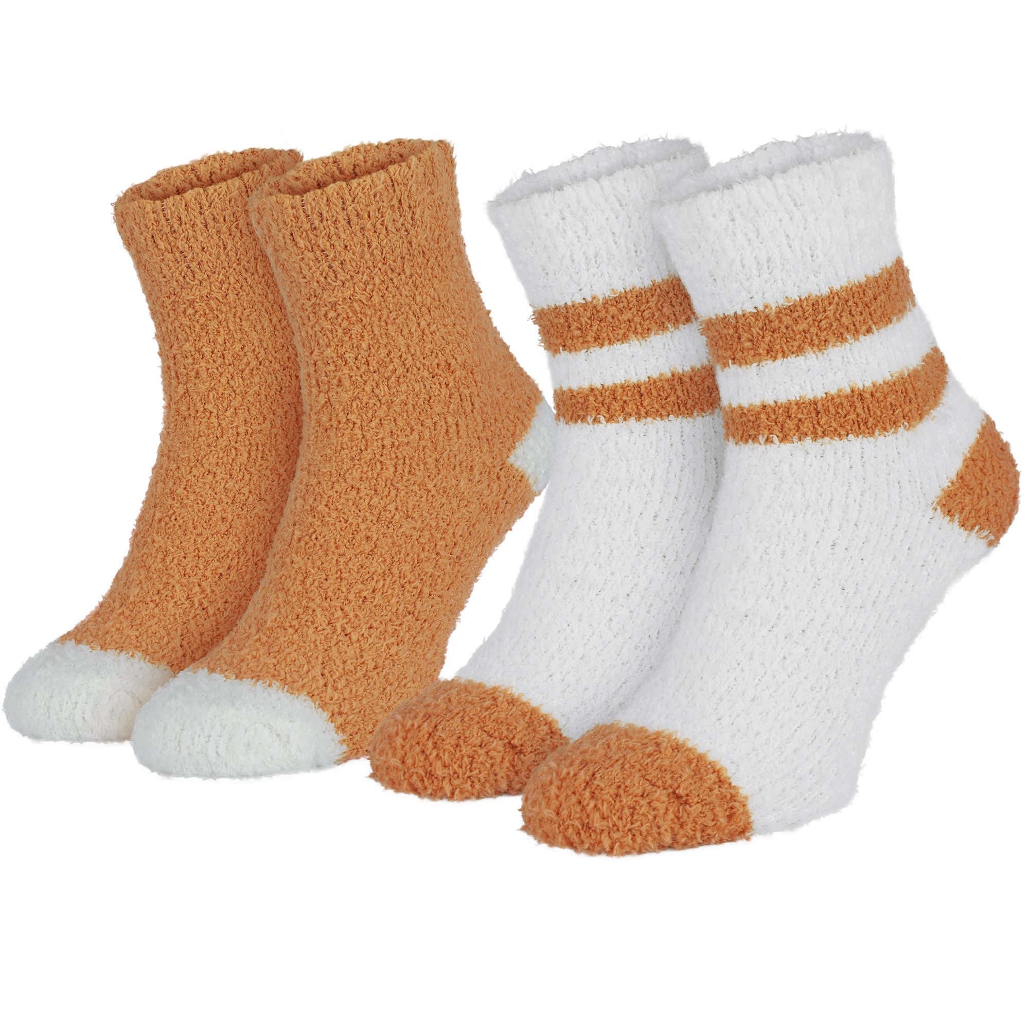 Black Snake Kuschelsocken Damen Kuschelsocken – Flauschige Haussocken weich & warm (Socken-Set, 4-Paar, Damen Kuschelsocken) Besonders flauschig, weich und wärmend
