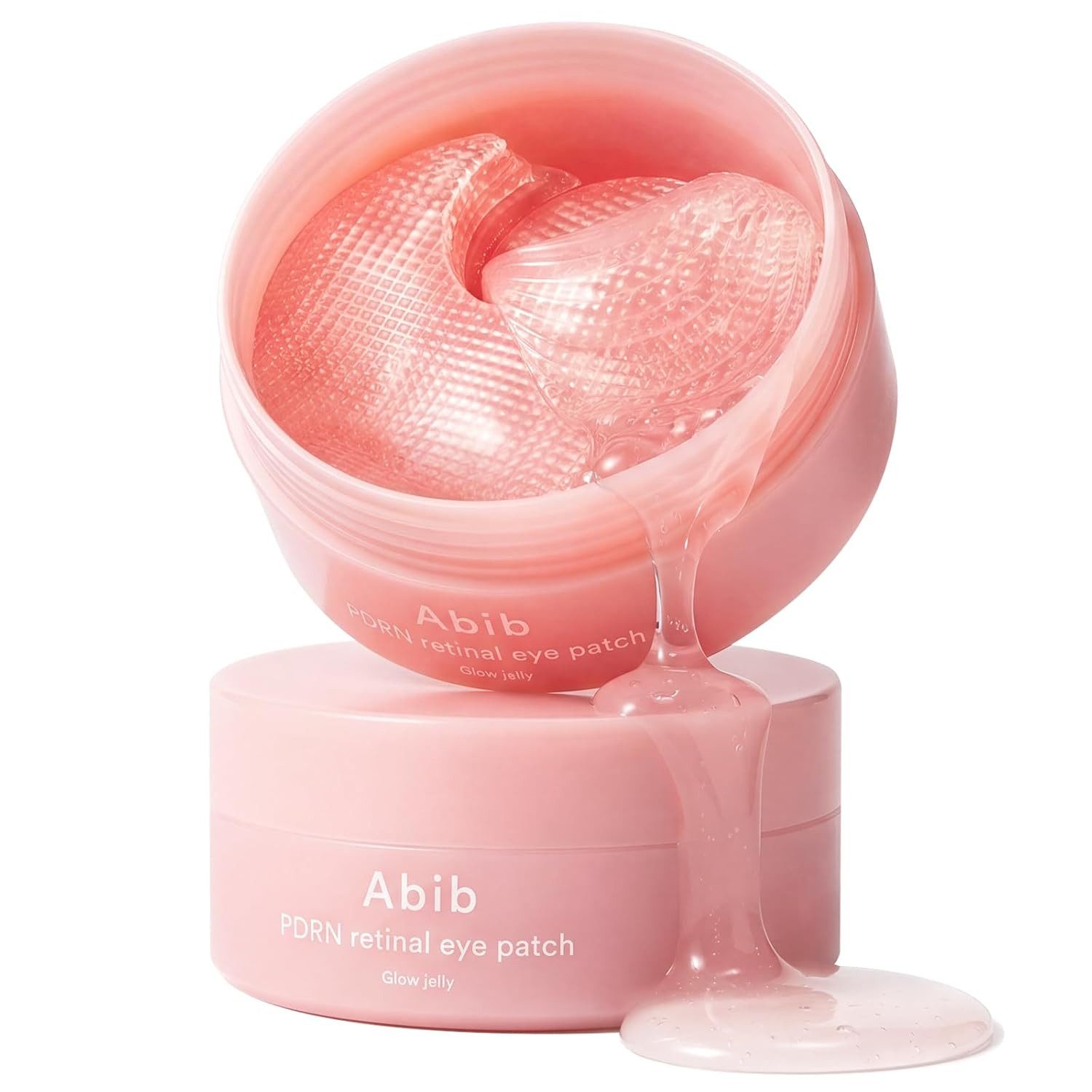 Abib Augenpads PDRN Retinal Eye Patch Glow Jelly 60 Patches – Jelly-Augenpatches mit, für die tägliche K-Beauty Augenpflege mit Jelly-Textur