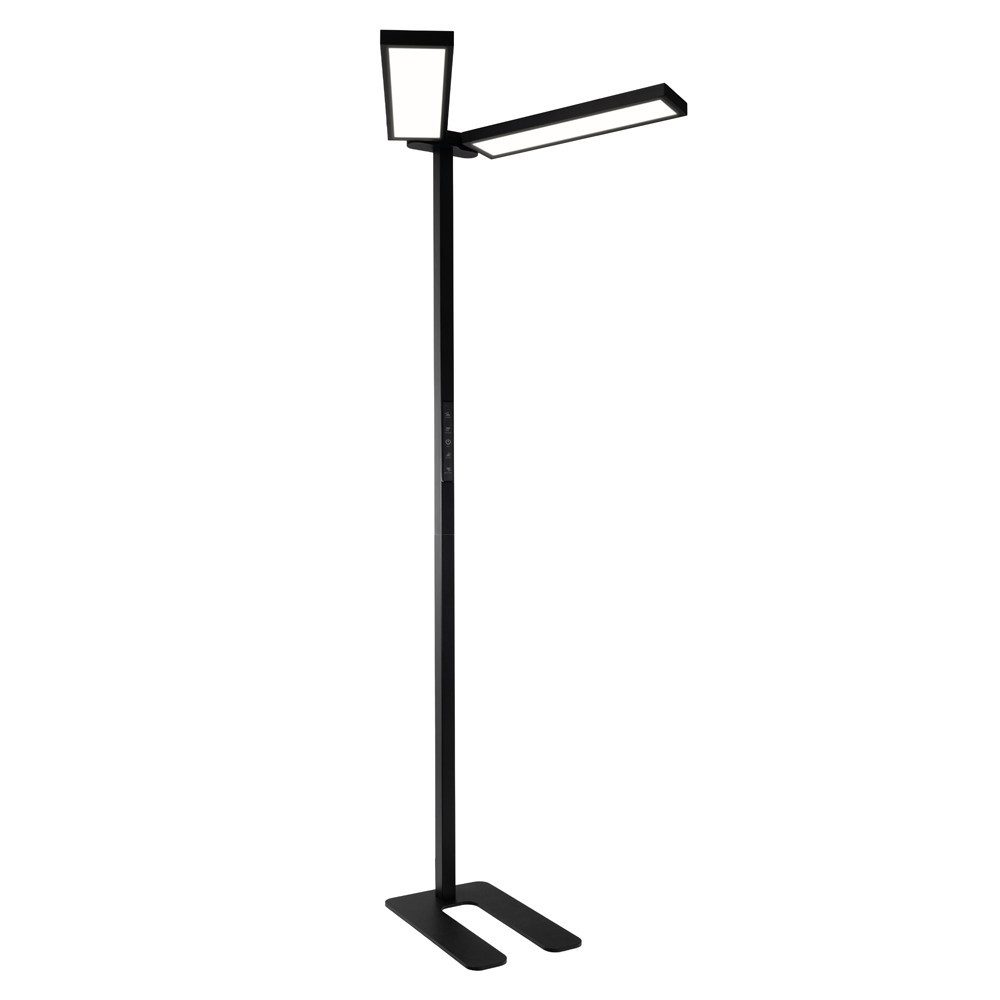 LUXULA LED Stehlampe LUXULA LED Stehleuchte 120 W 4000 K Neutralweiß Schwarz, Neutralweiß