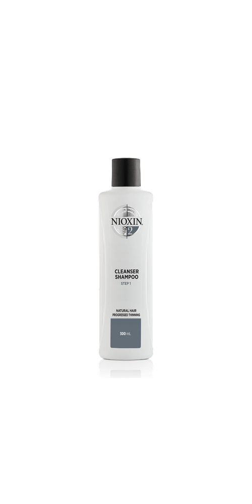 Nioxin Haarshampoo Nioxin System 2 Cleanser (dünner werdendes Haar - natürlich) 300ml