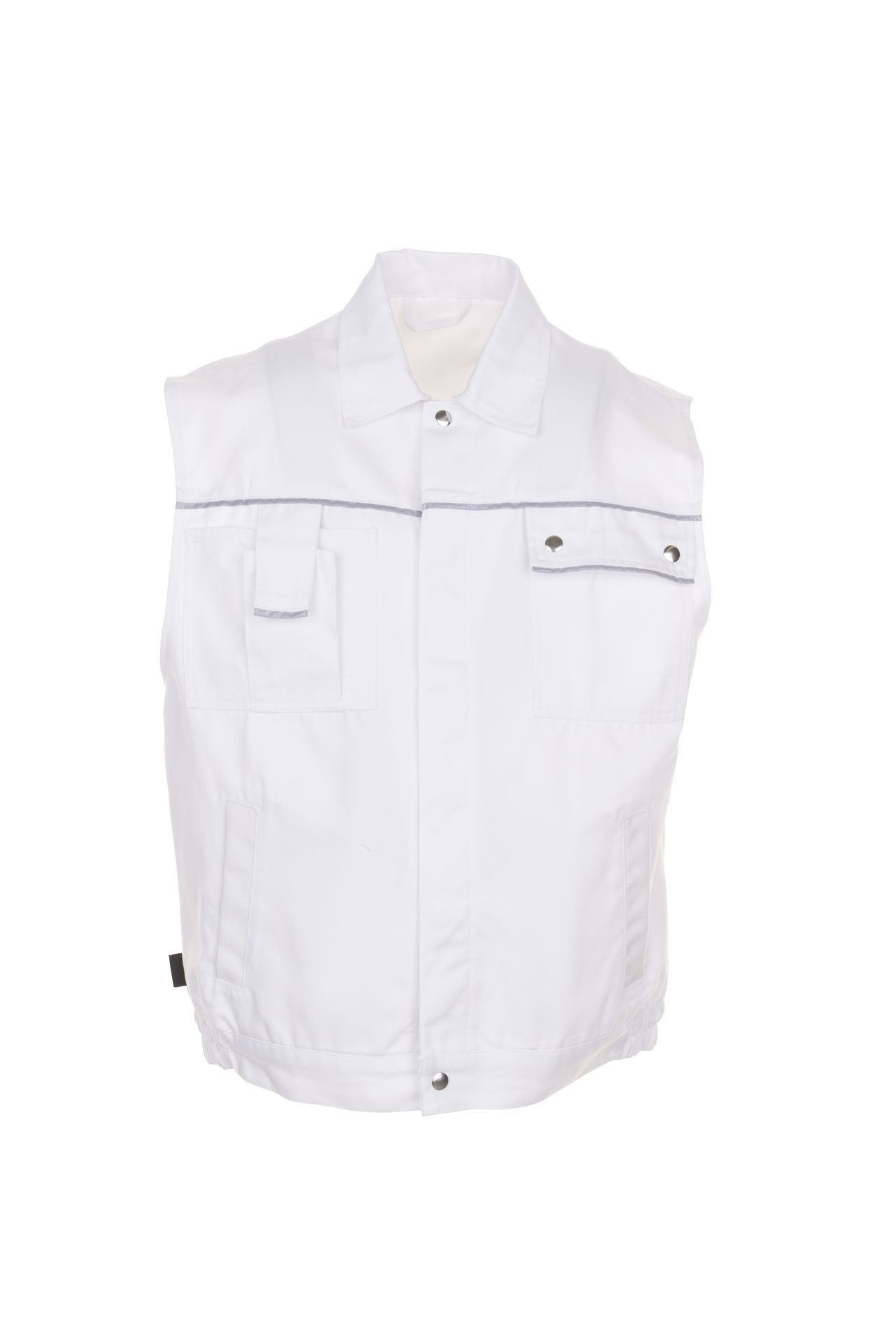Planam Arbeitsweste PLANAM Herren Weste CANVAS-320 Reflex CORDURA® Weiß