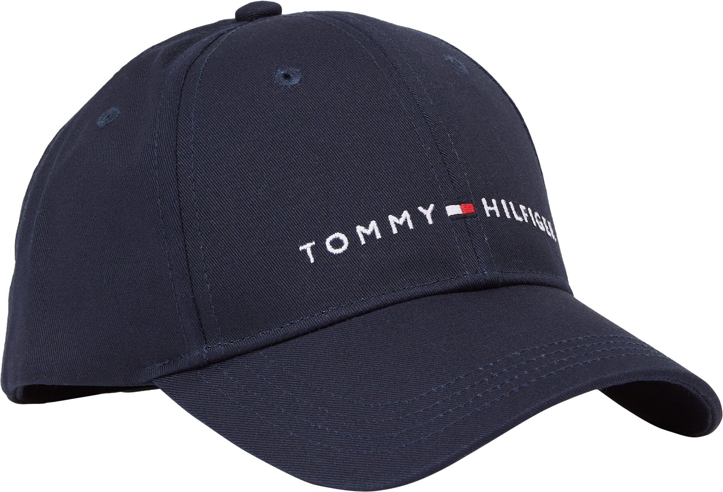mit Cap Hilfiger Cap Kinder Branding navy Tommy verstellbare Essential Snapback