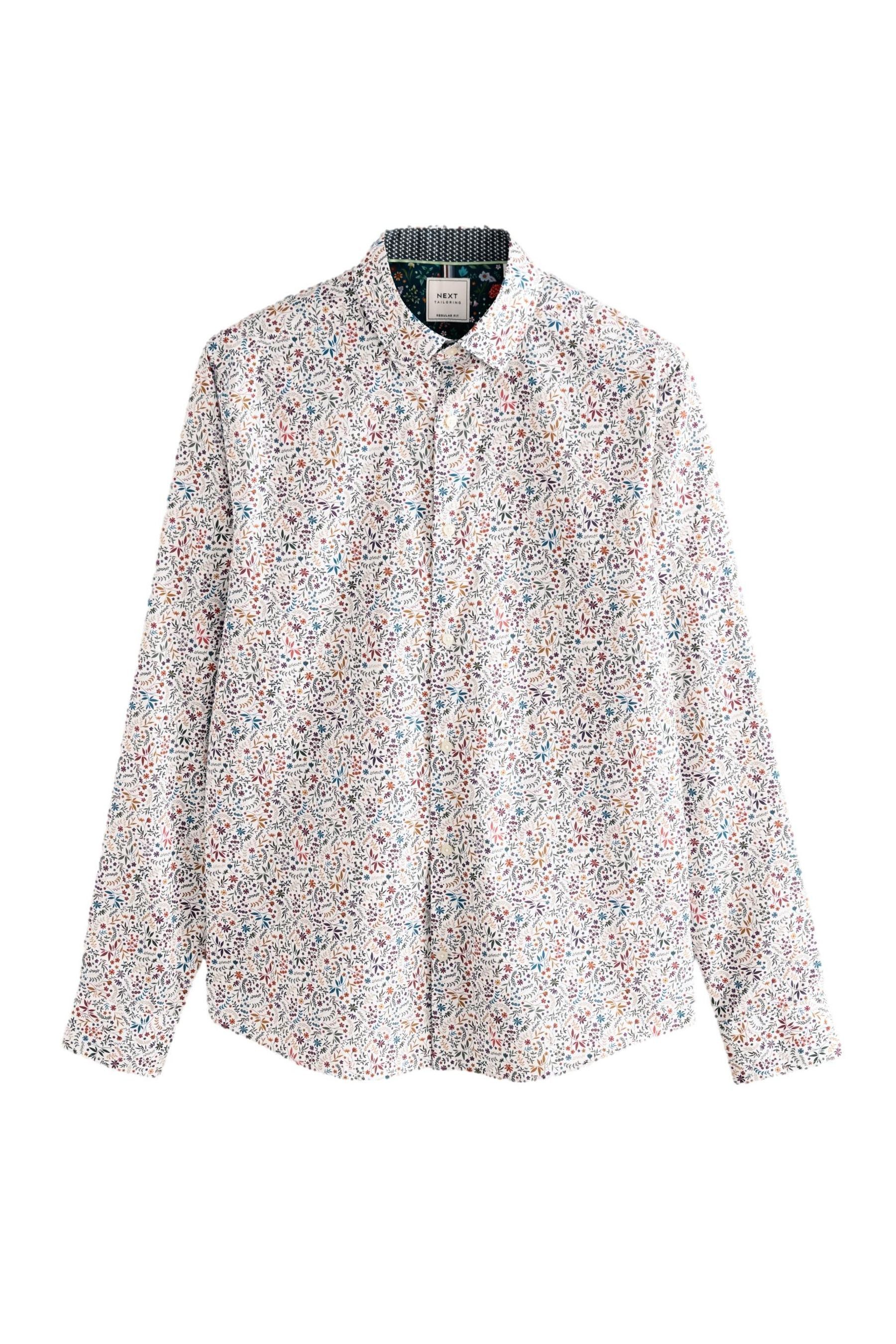 Langarmhemd Regular Fit Langarmhemd mit Print