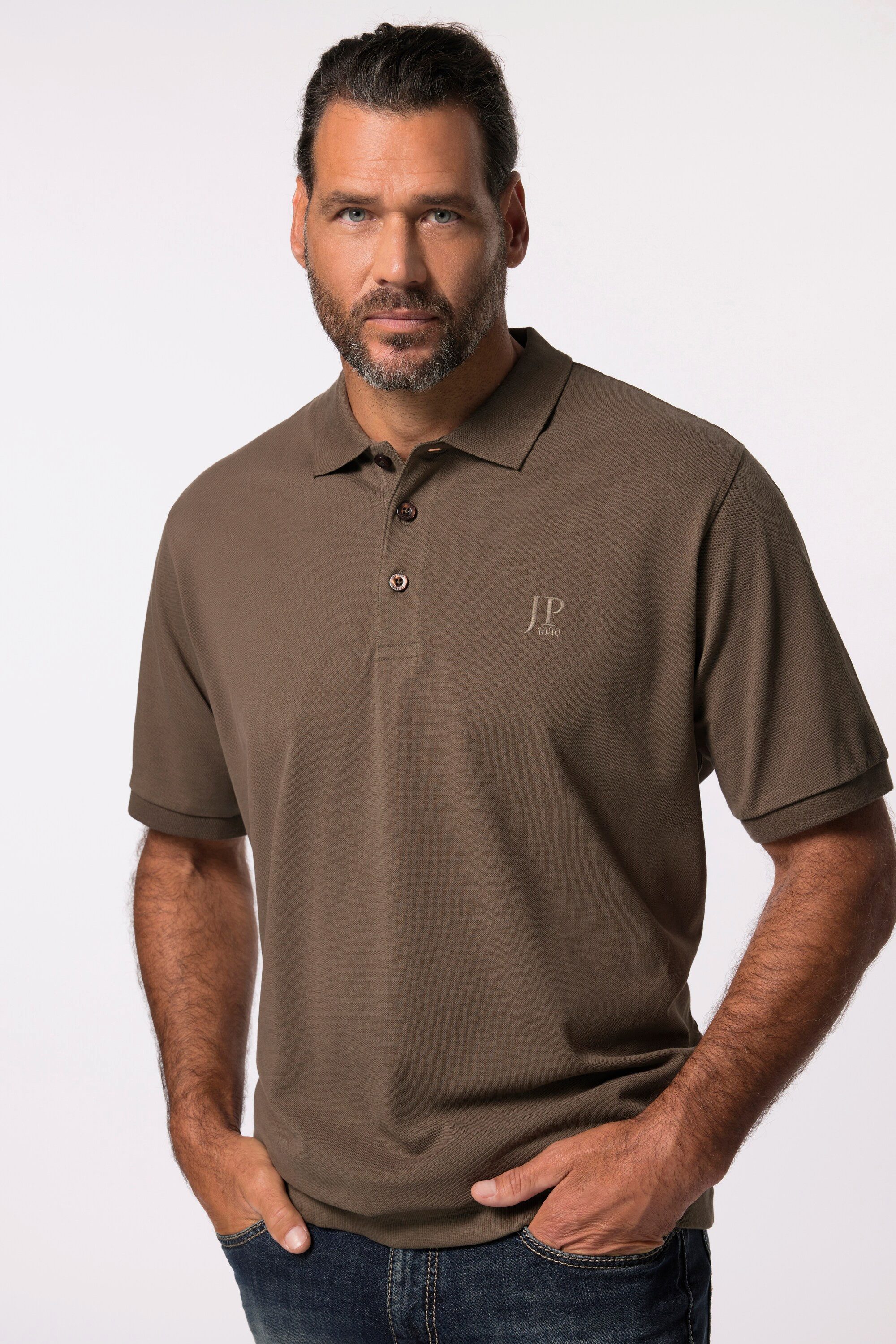 JP1880 Poloshirt Poloshirt Bauchfit Basic Halbarm günstig online kaufen