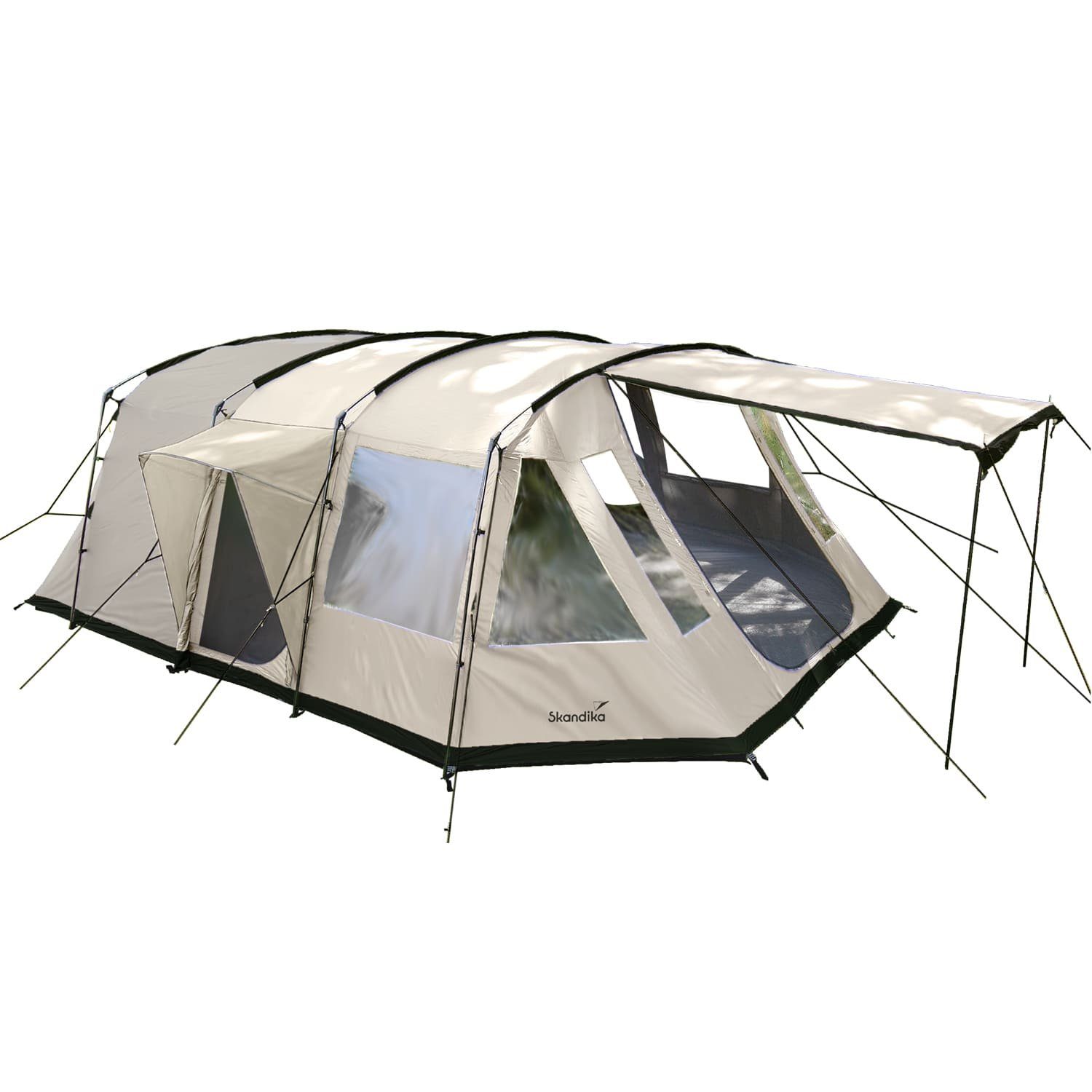 Tunnelzelt Nordland 6 Sleeper Campingzelt mit teilbarer verdunkelter Schlafkabine