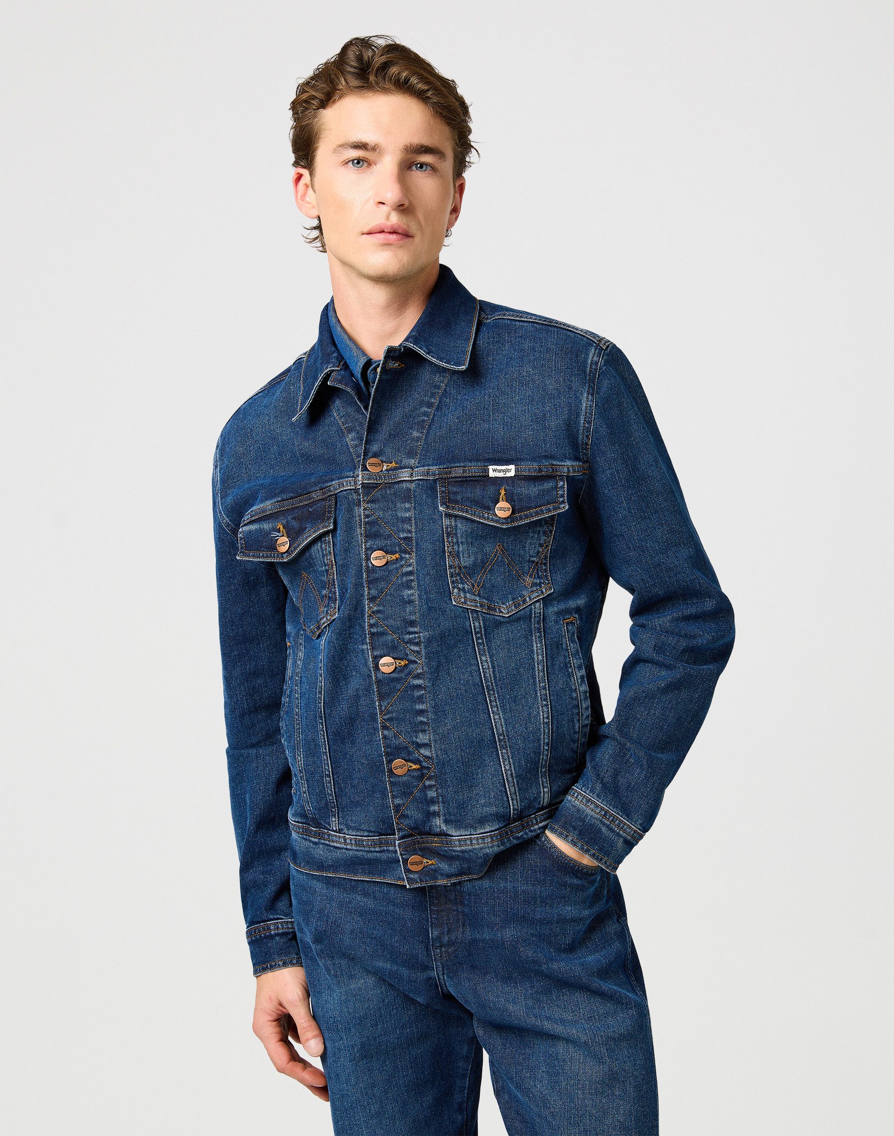 Wrangler Jeansjacke WESTERN DENIM JACKET günstig online kaufen