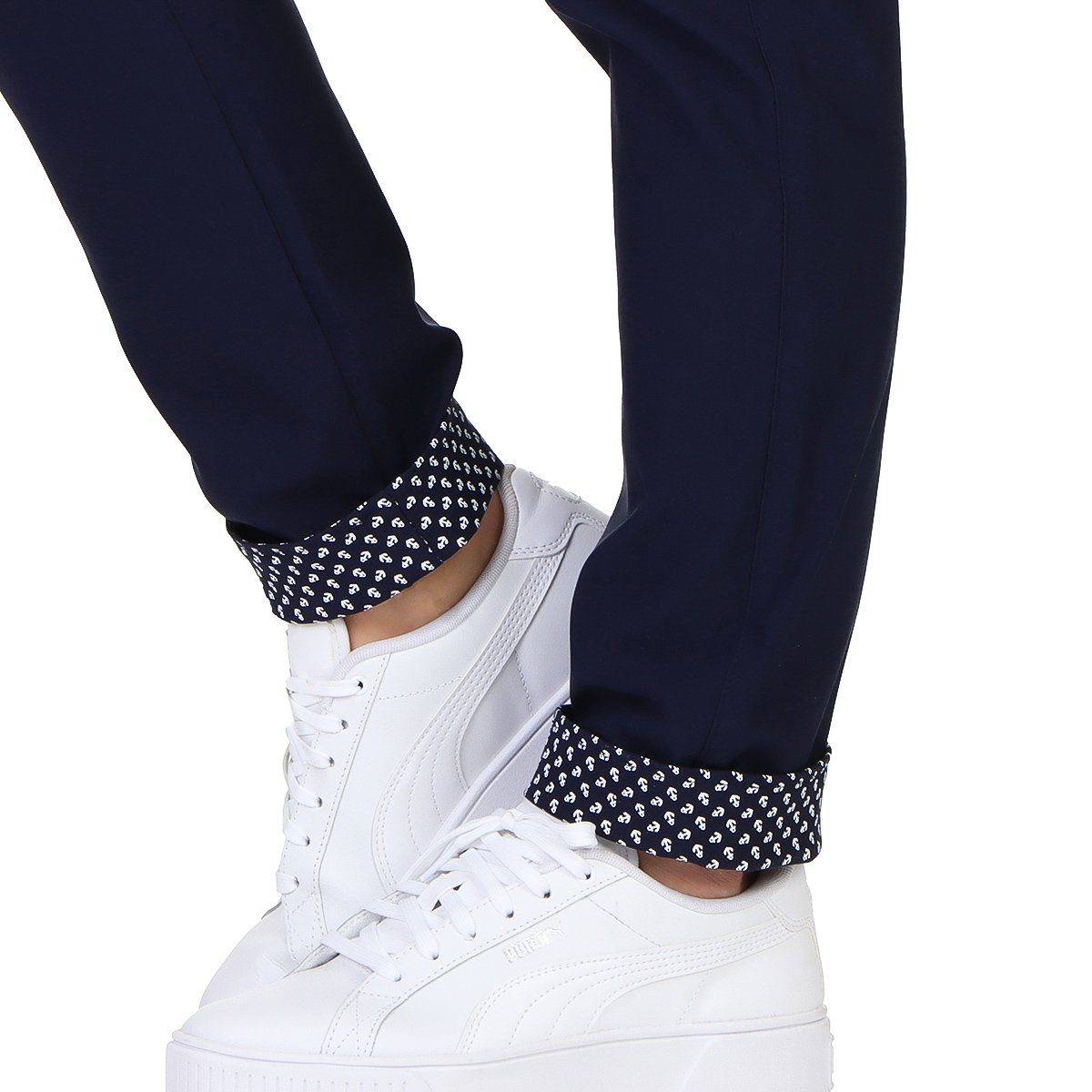 OriginalYou Stretch-Hose Sommerhose Damen Schlupfhose ANKER maritime Stoffhose auch in großen Größen erhältlich, mit elastischem Bund – Bild 5 von 5