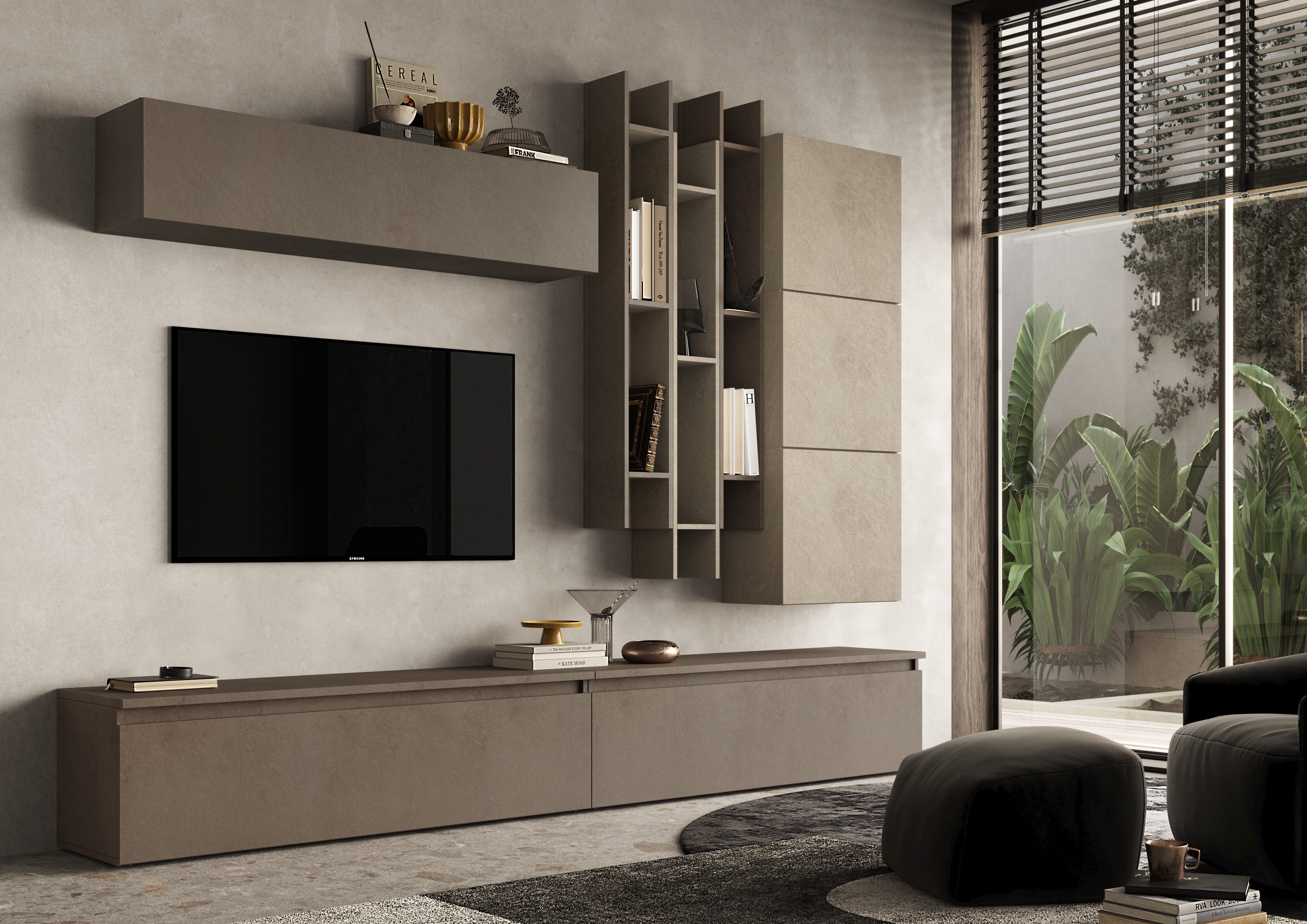 INOSIGN Wohnwand Infinity, 9tlg. Breite 276 cm, Höhe variabel, Schrankwand, günstig online kaufen