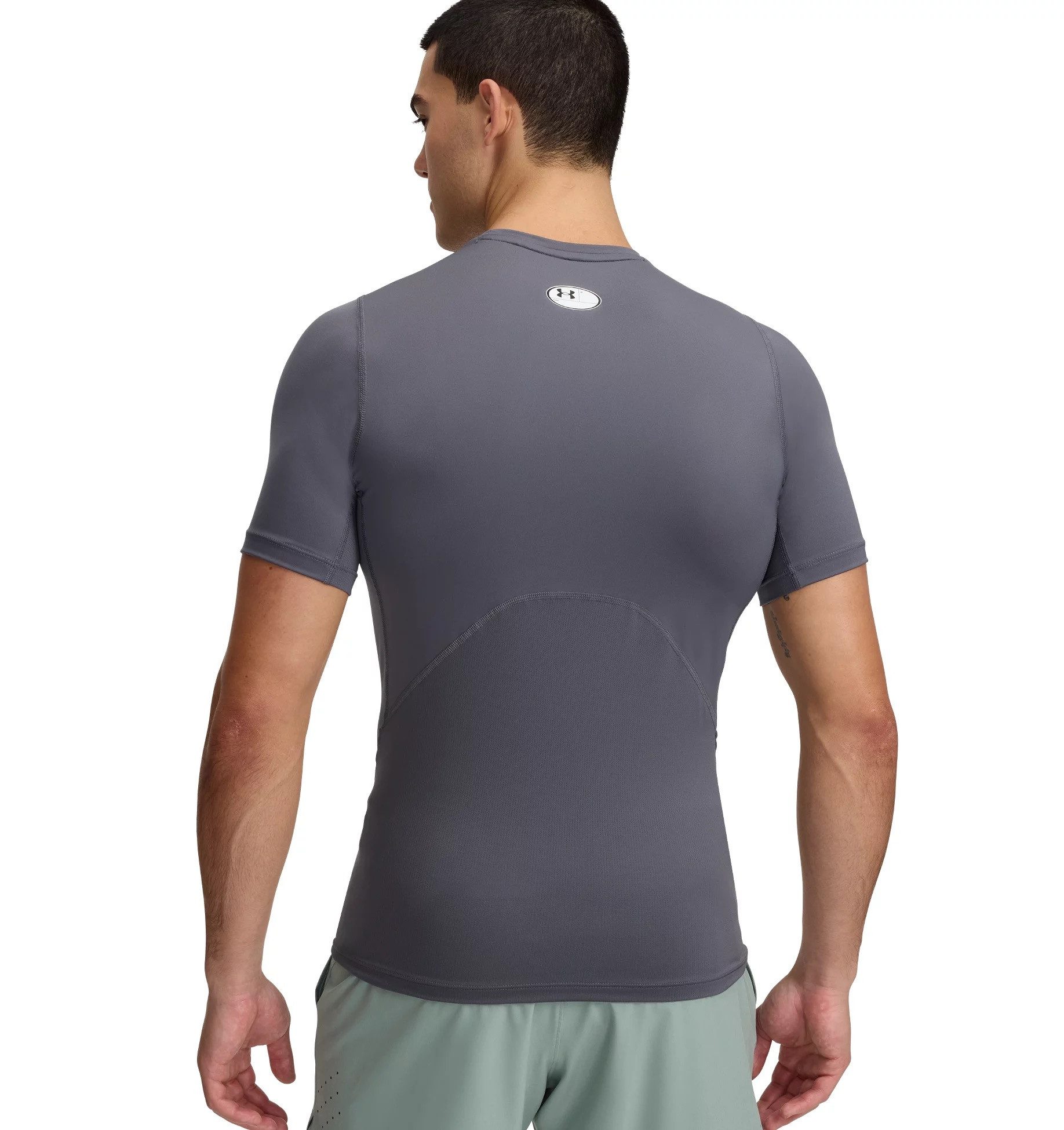 Under Armour® Trainingsshirt UA HG ARMOUR COMP SS Rundhalsausschnitt, leichtes Material, atmungsaktiv