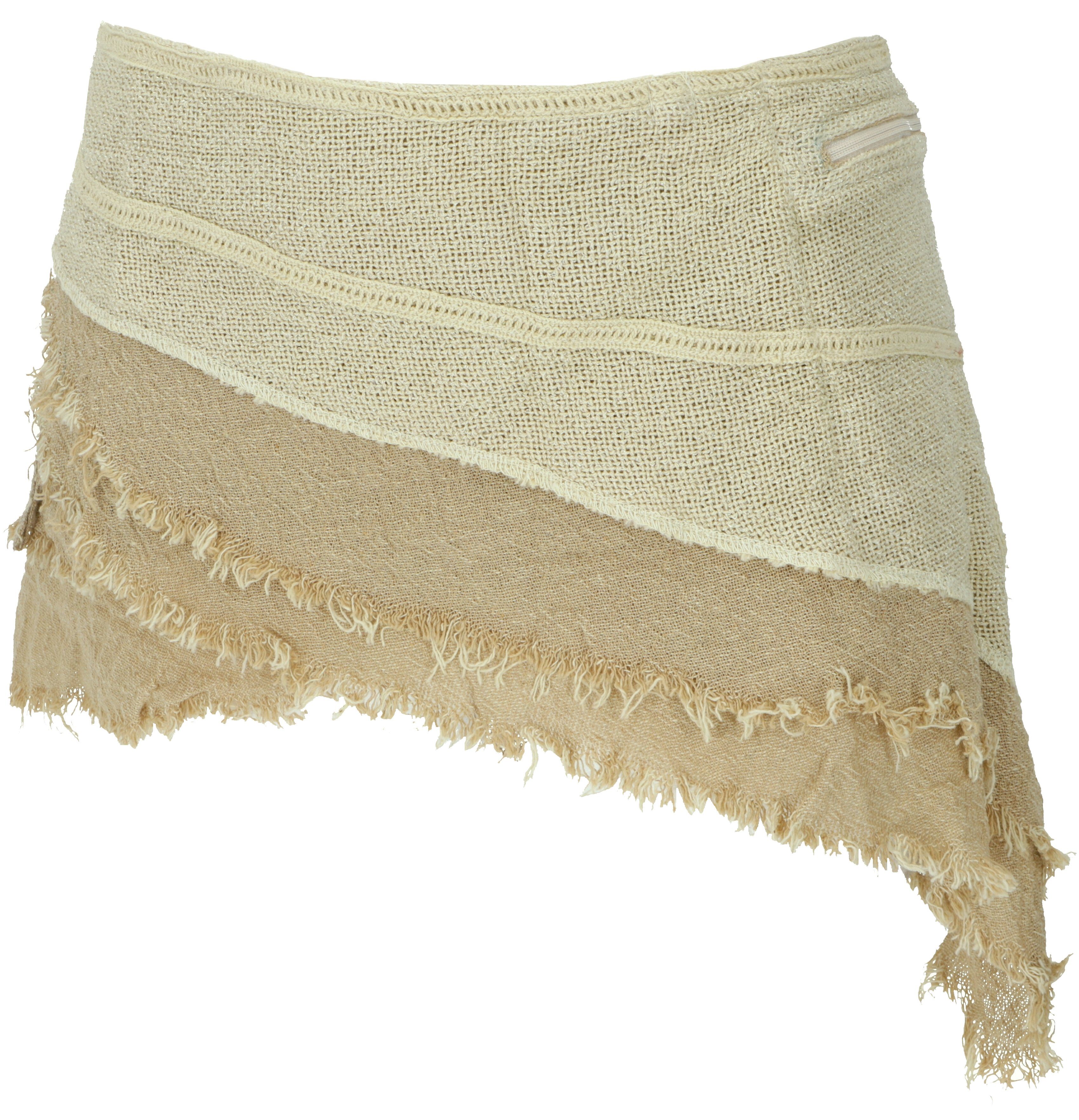 Guru-Shop Minirock Goa Cacheur in natürlichem Look, Minirock,.. alternative günstig online kaufen