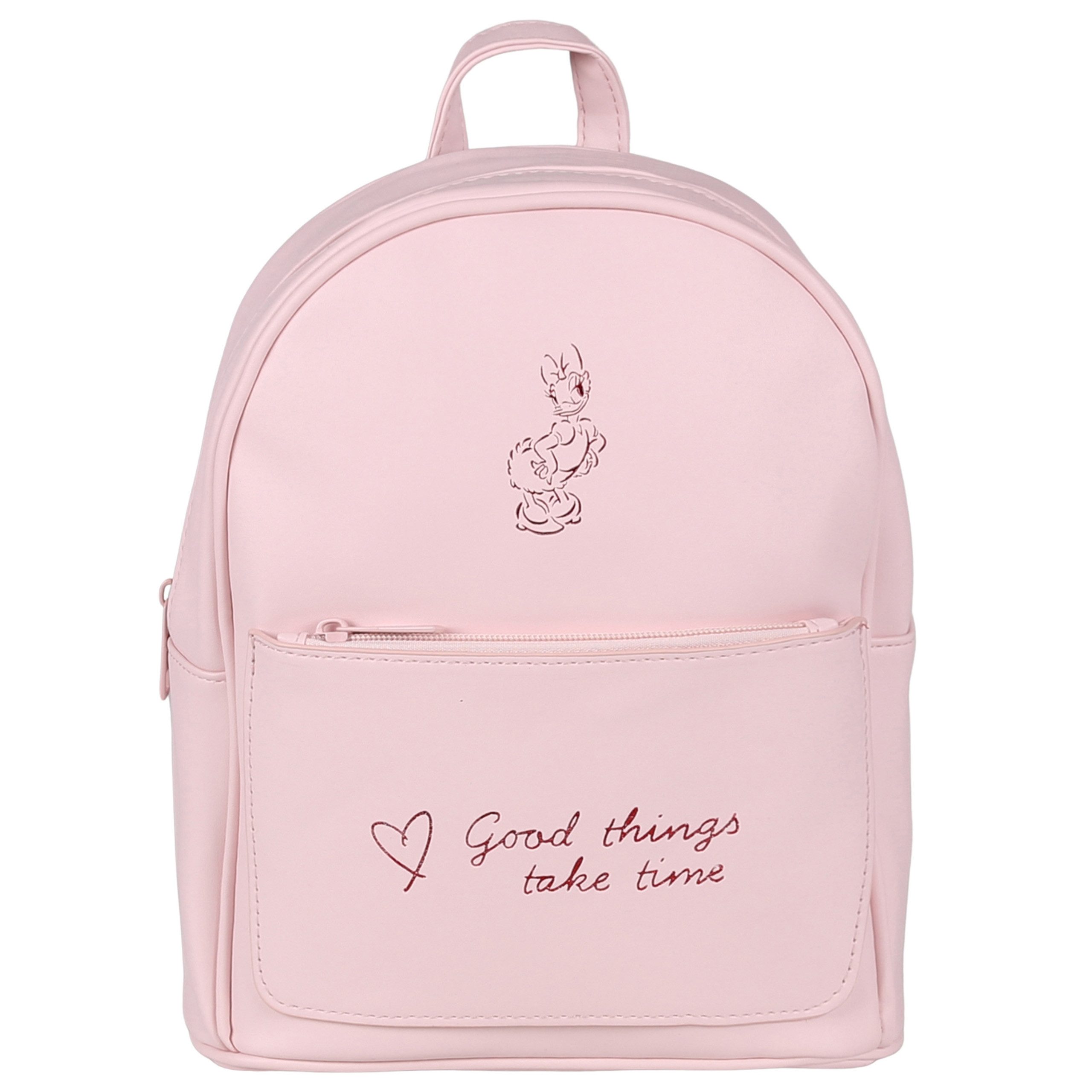 Sarcia.eu Cityrucksack Disney Daisy Rosa Lederrucksack, günstig online kaufen