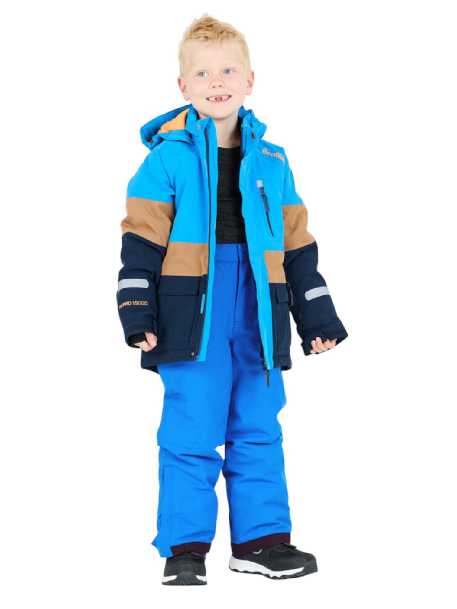 Skihose Soho W-PRO 10.000 (wasserdicht, atmungsaktiv, winddicht) blau Kinder
