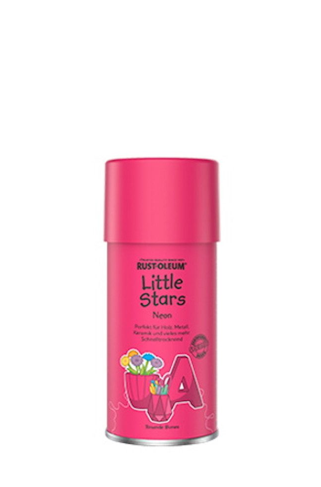 Alpina Lack Neon Sprühlack 150 ml Spielzeug Holz Metall Keramik Little Stars, 150ml, Acryl